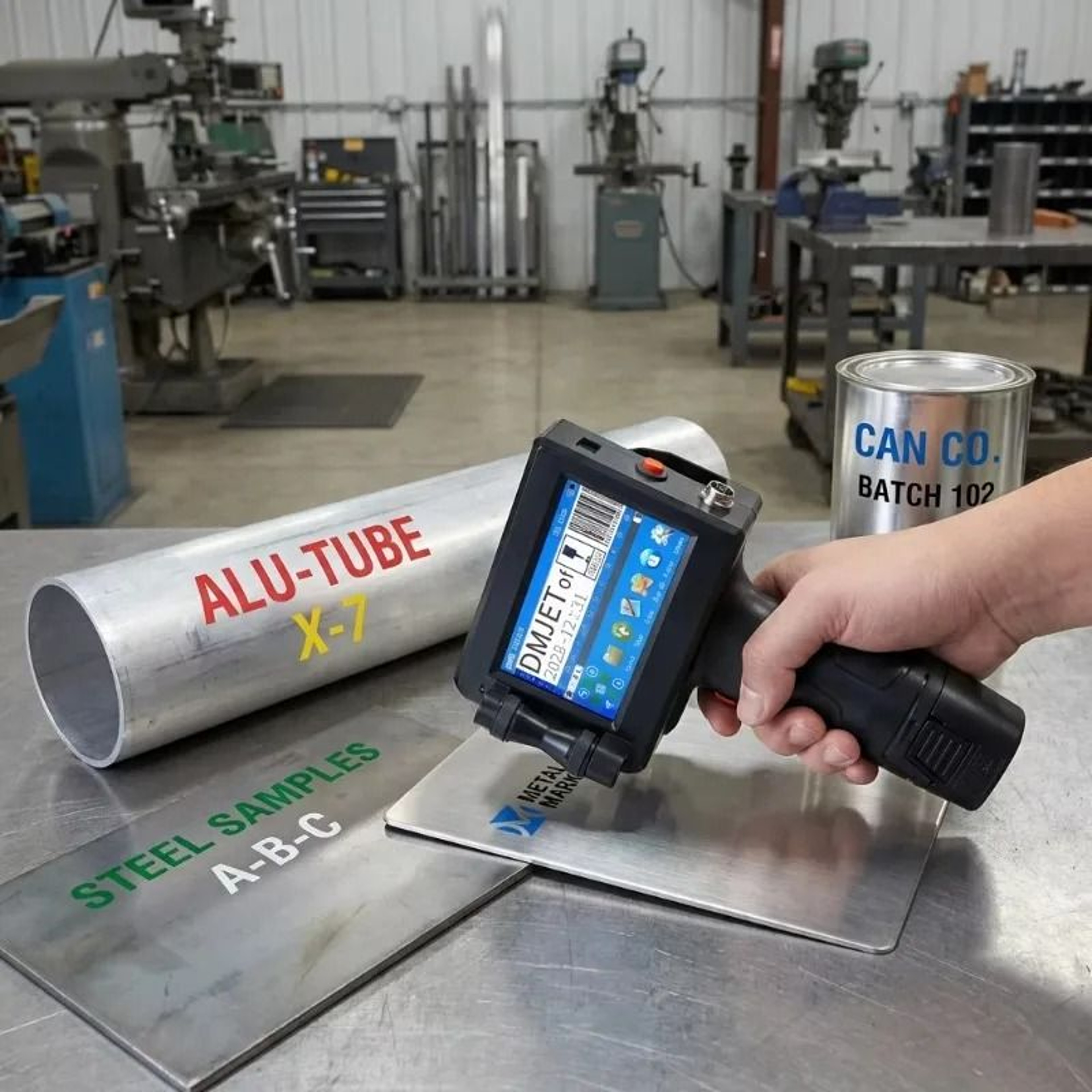 127mm Handheld Thermal Inkjet Printer For Date  Package Coding 4