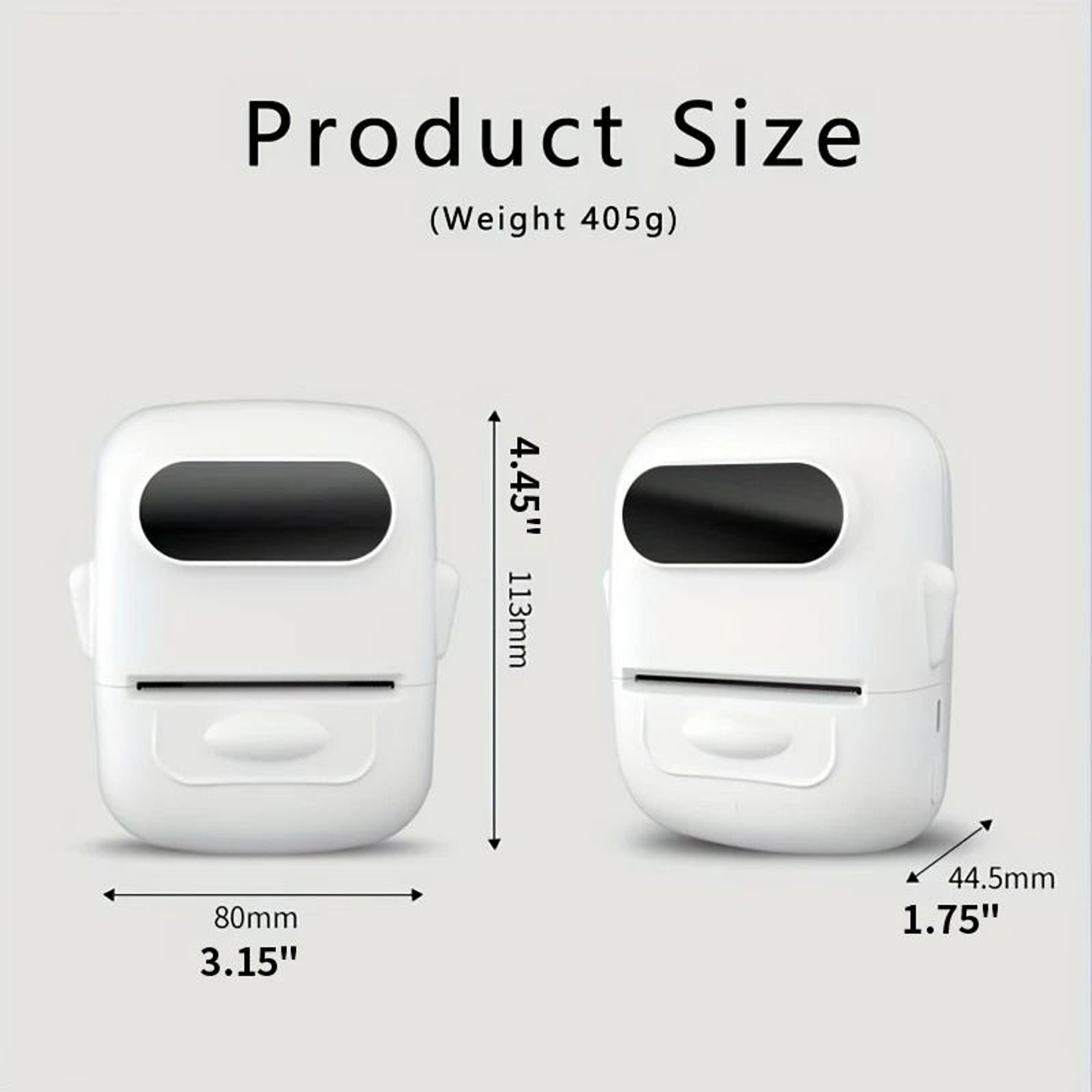 Wireless Portable Thermal Label  Sticker Printer For Home Office  Kitchen 1