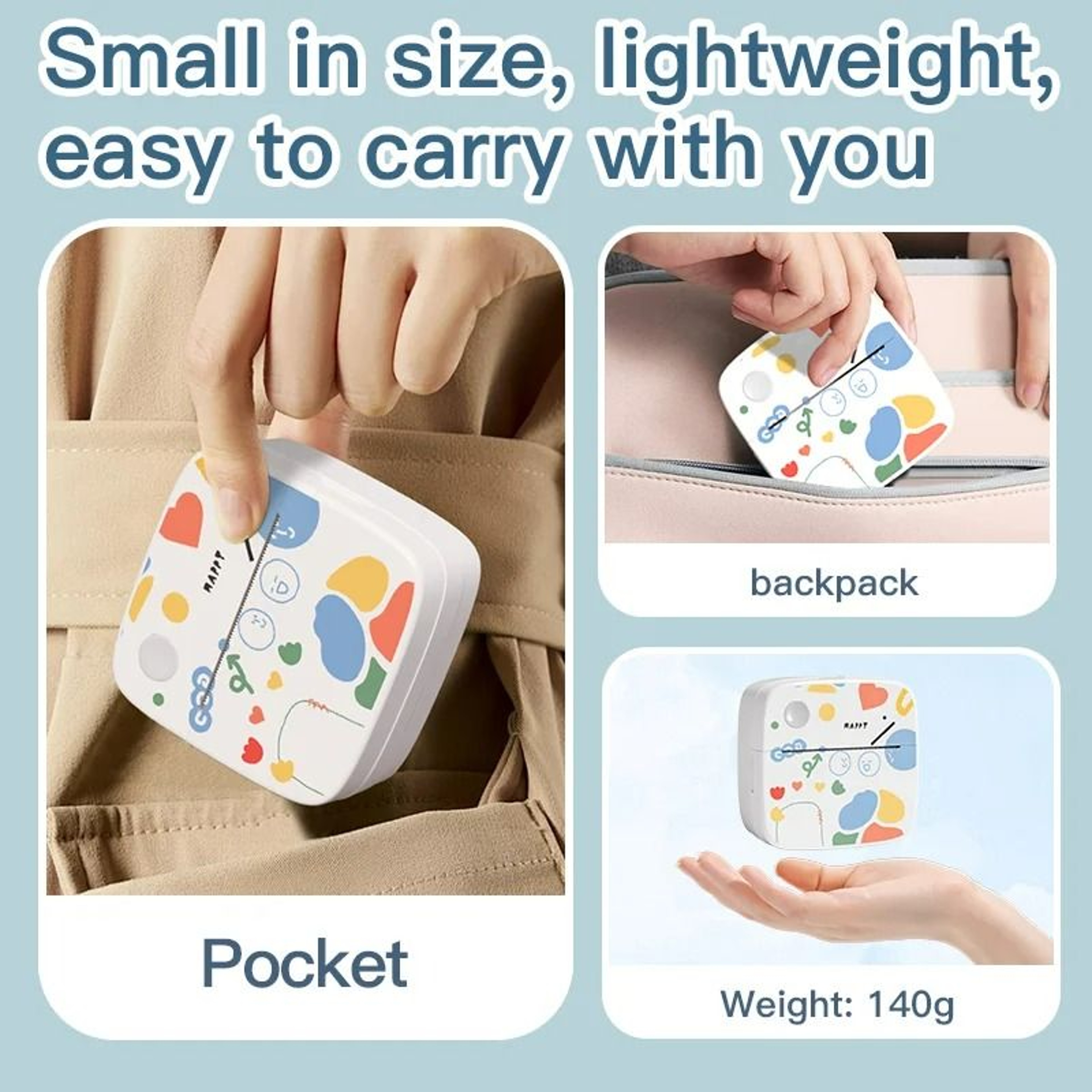 Wireless Doodle  Thermal Sticker Printer For DIY Photos  Labels 2