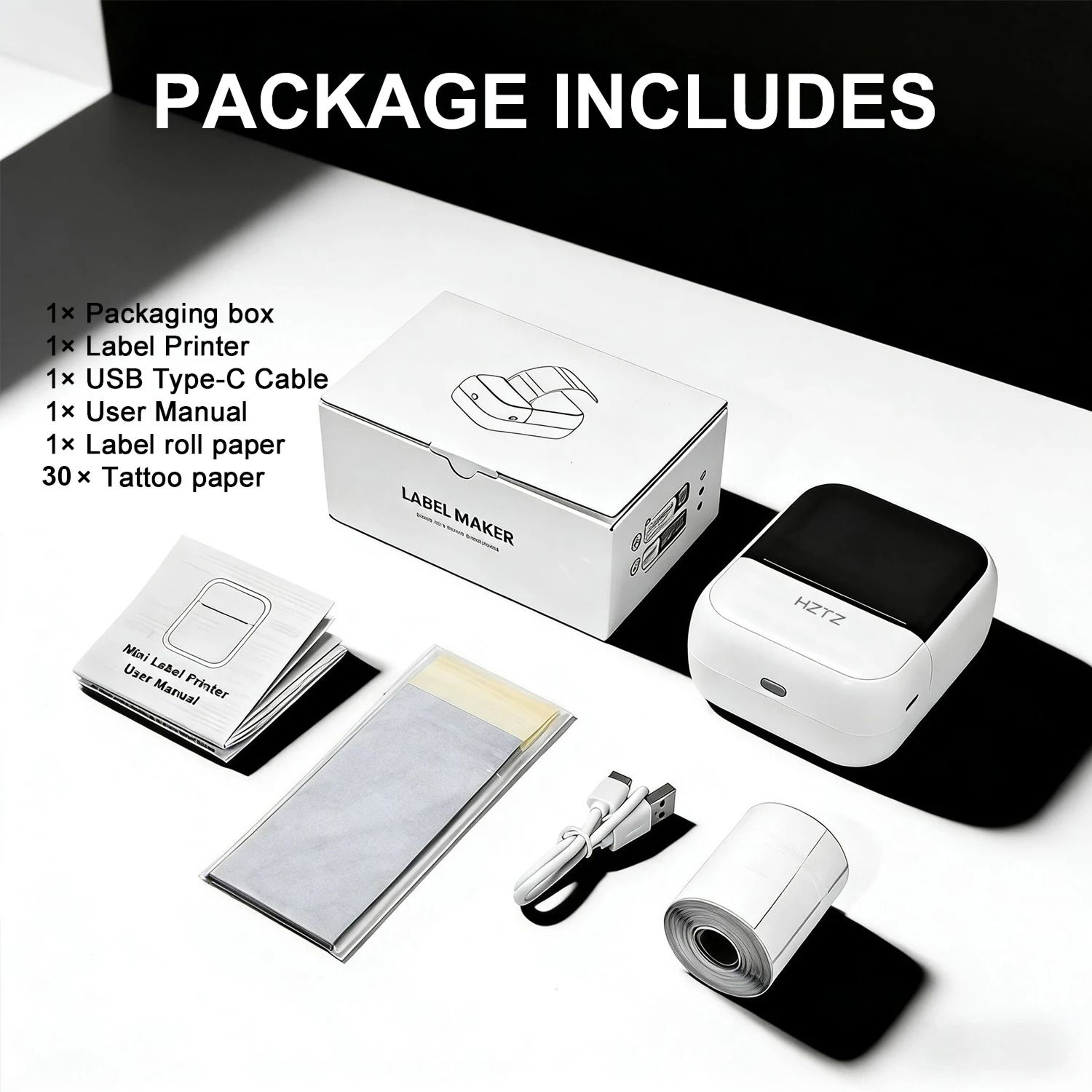 Wireless Mini Portable Thermal Tattoo  Label Printer 7