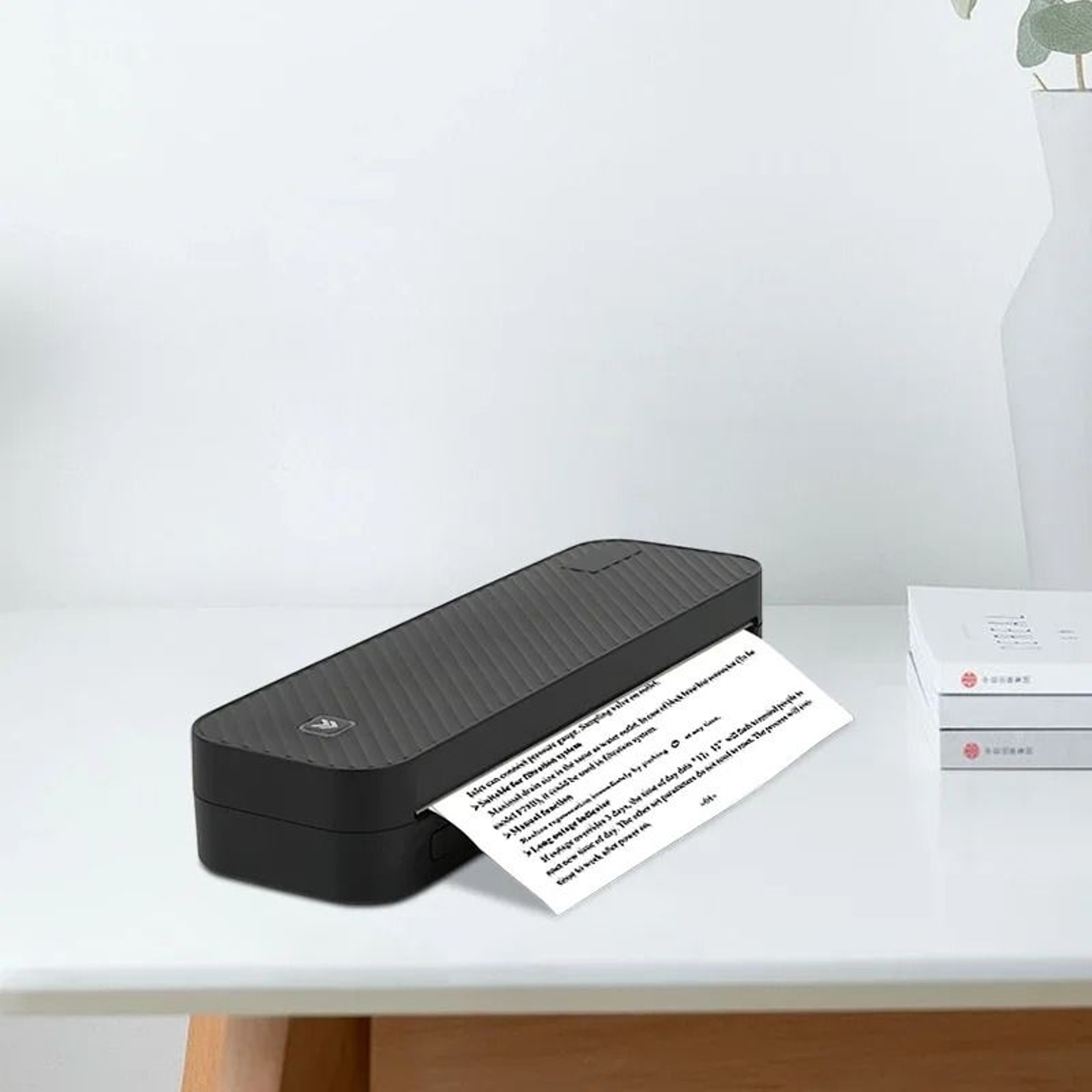 Portable A4 Wireless Thermal Document Printer 0