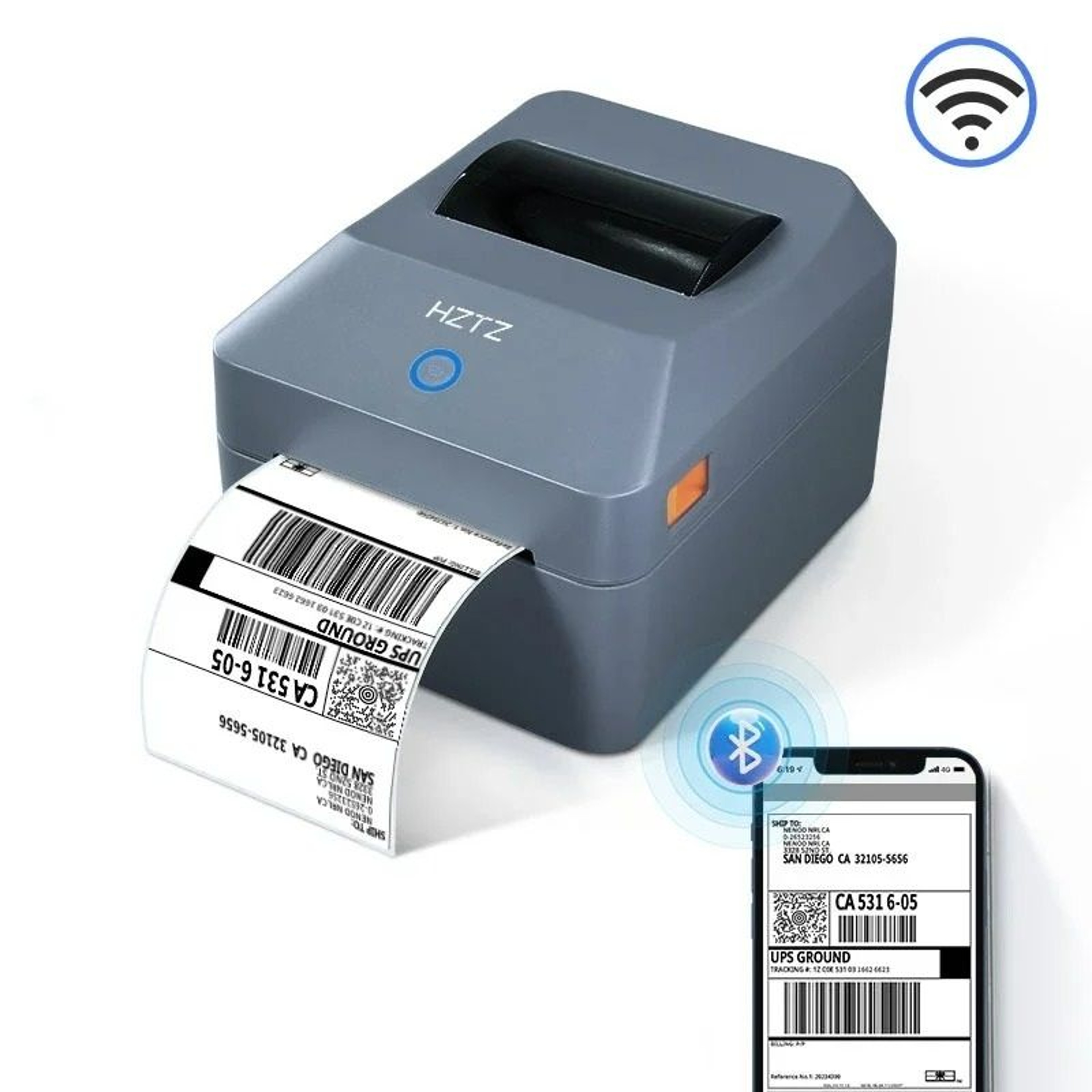 4 In X 6 In Desktop Thermal Shipping Label Printer 7