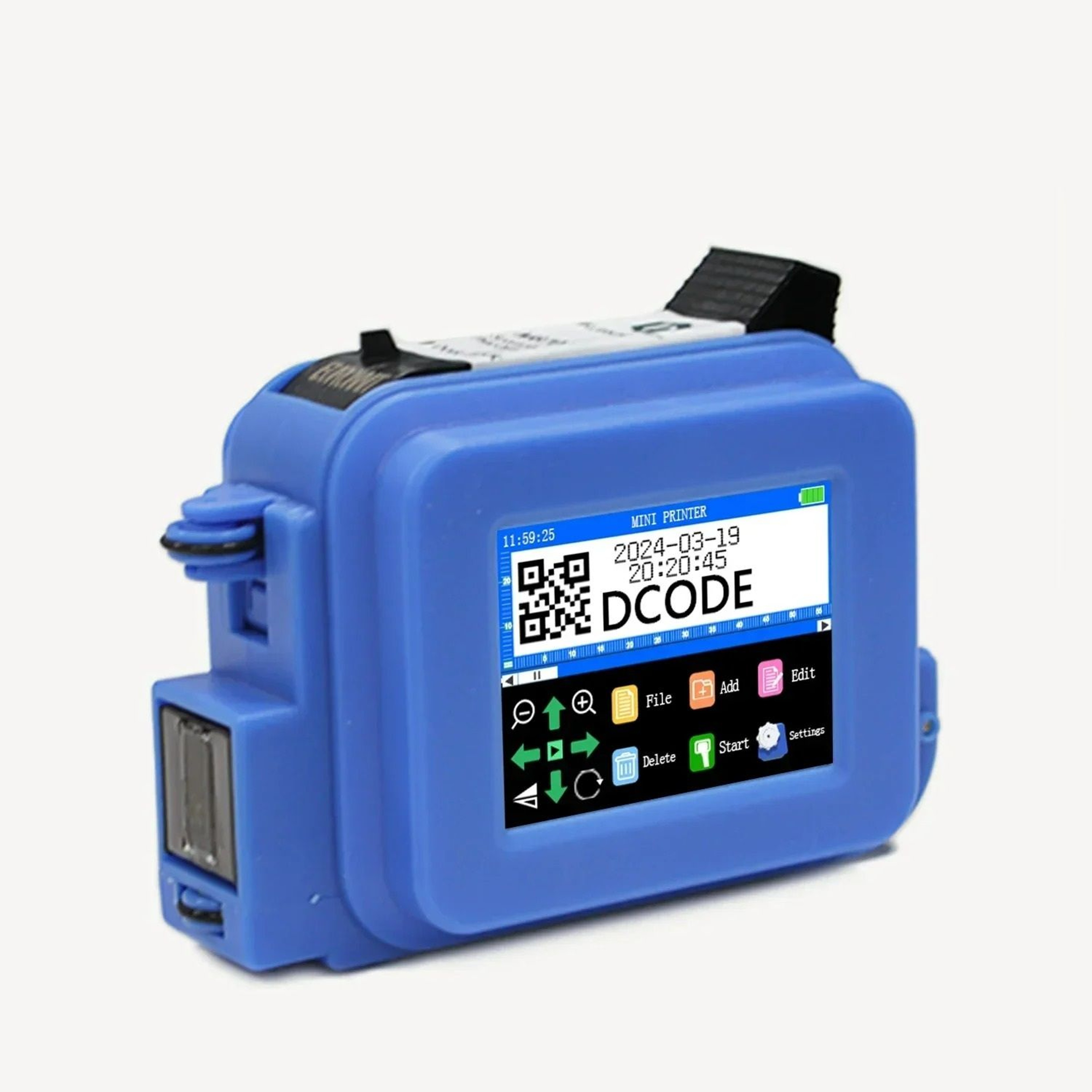 127 Mm Portable Handheld Thermal Inkjet Printer Coder 3