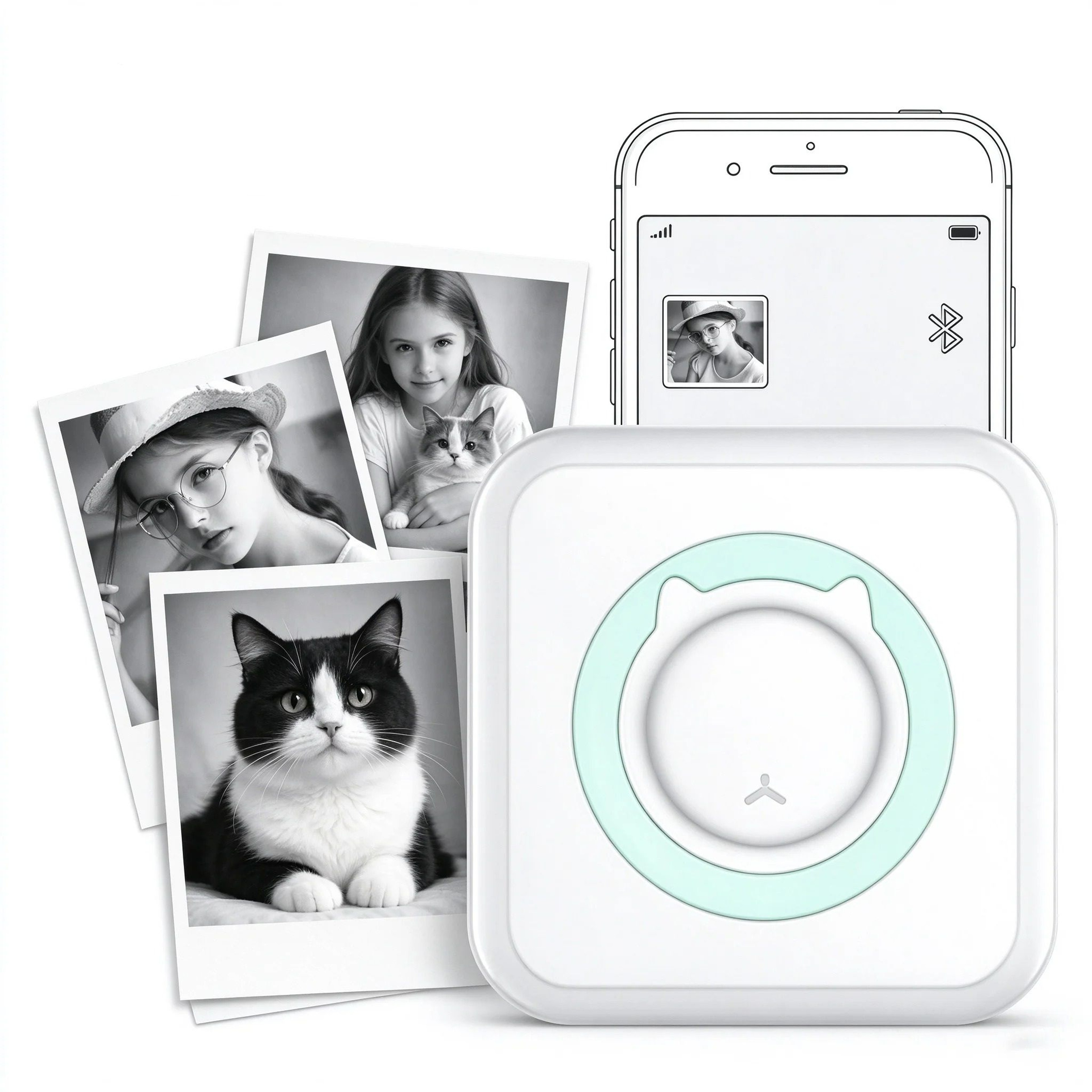 Portable Mini Thermal Pocket Printer 0