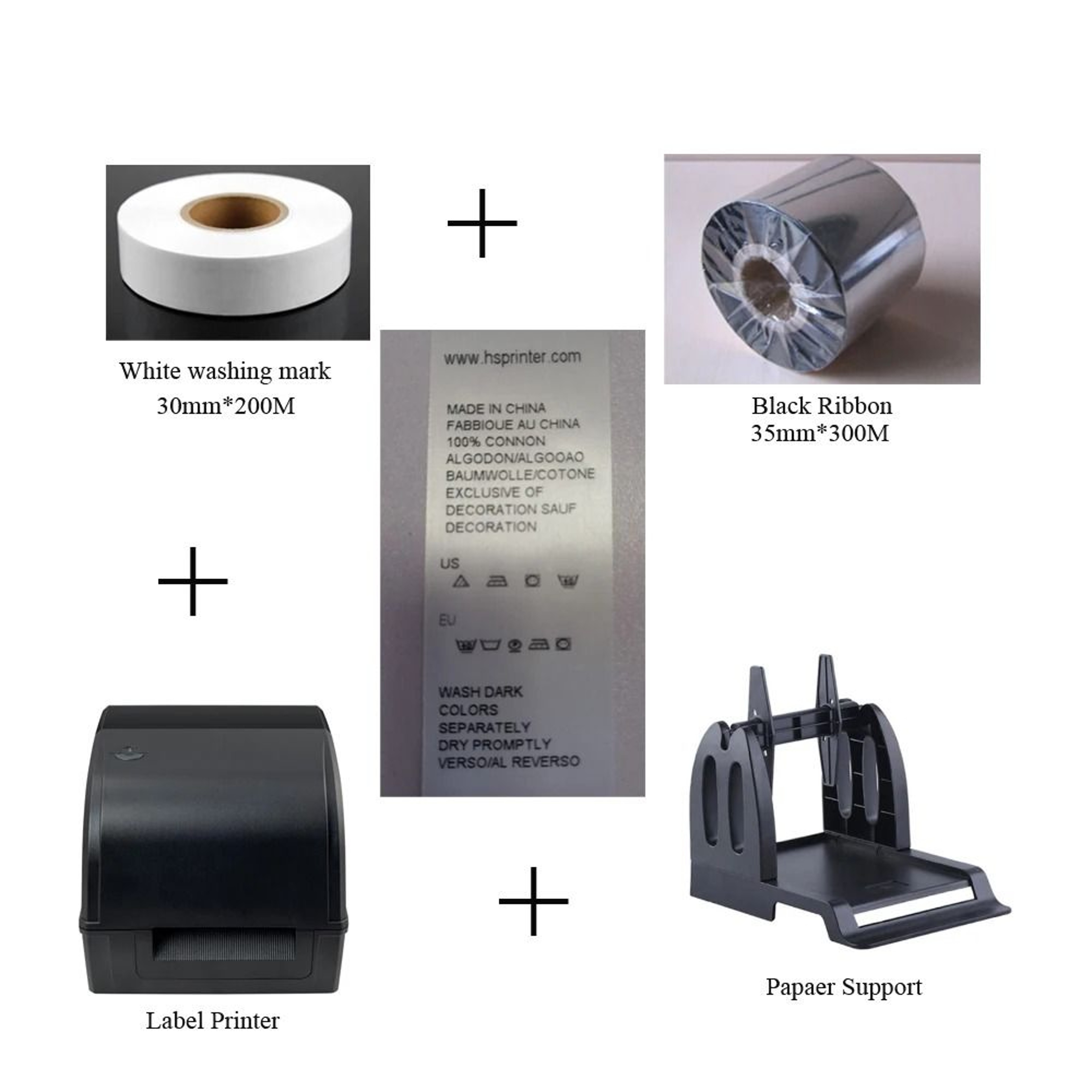 4 In Desktop Thermal Transfer Label Printer 7