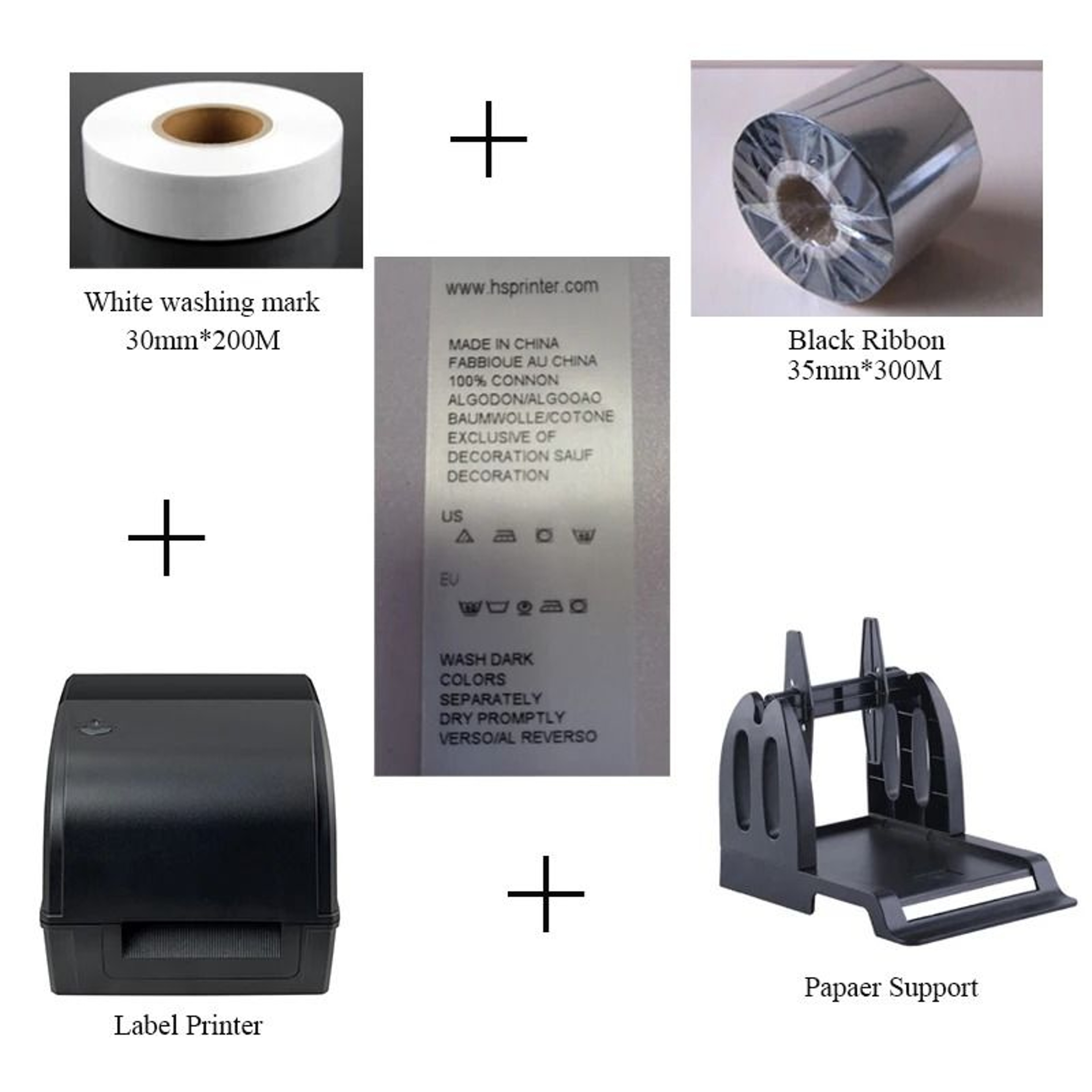 4 In Desktop Thermal Transfer Label Printer 4