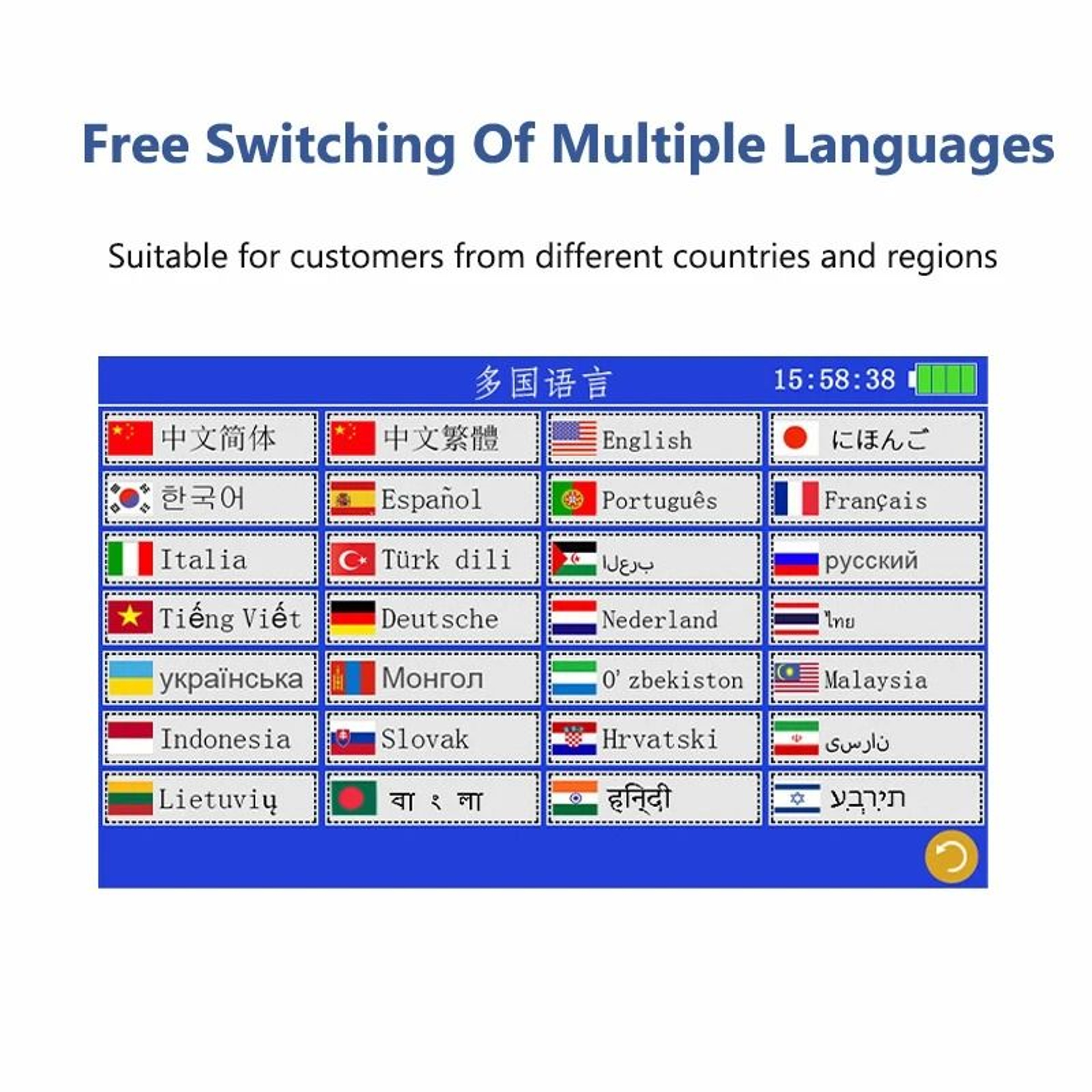 28Language Portable Handheld Inkjet Coding Machine  Ink Set 6