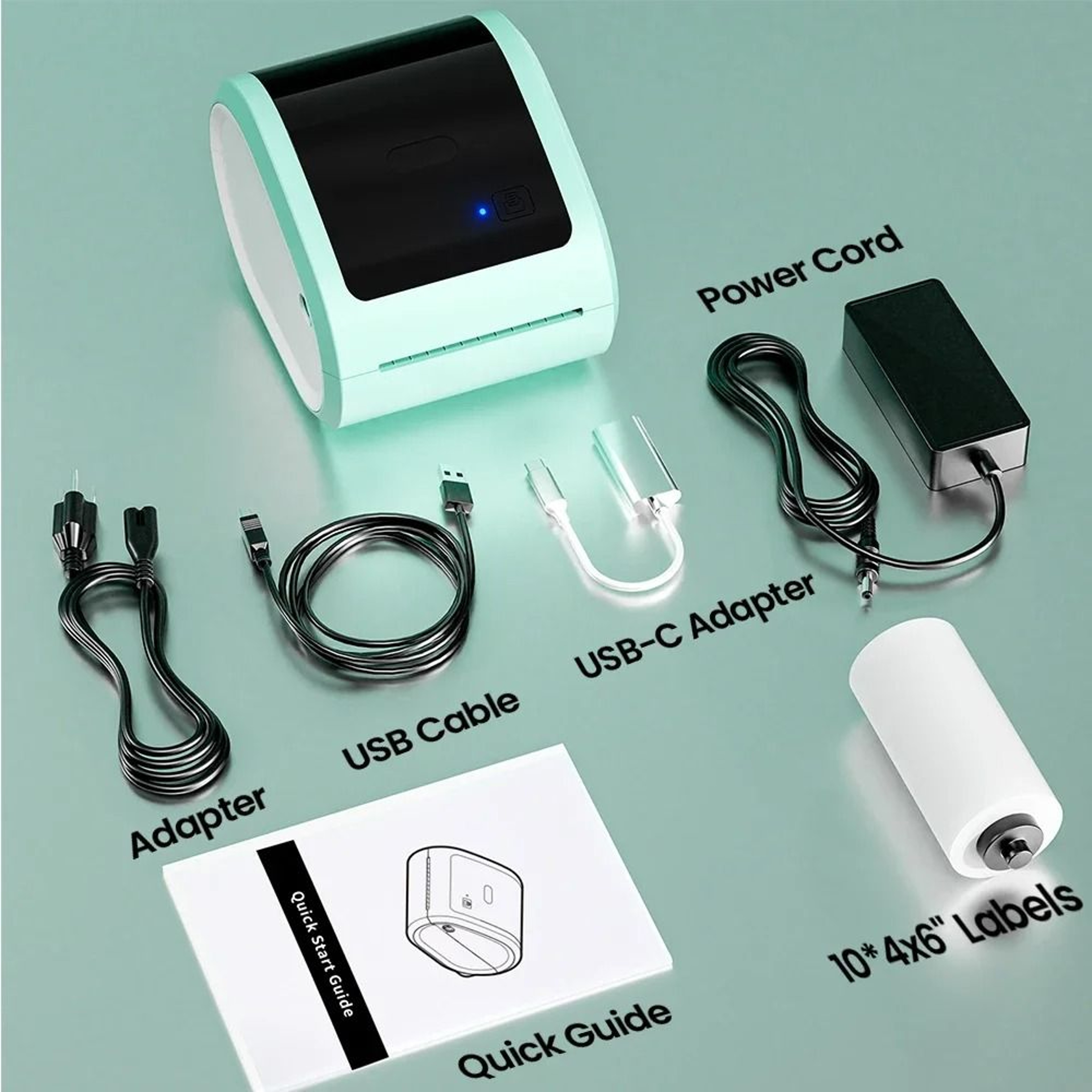 Wireless 4x6 Thermal Shipping Label Printer For Small Business 7