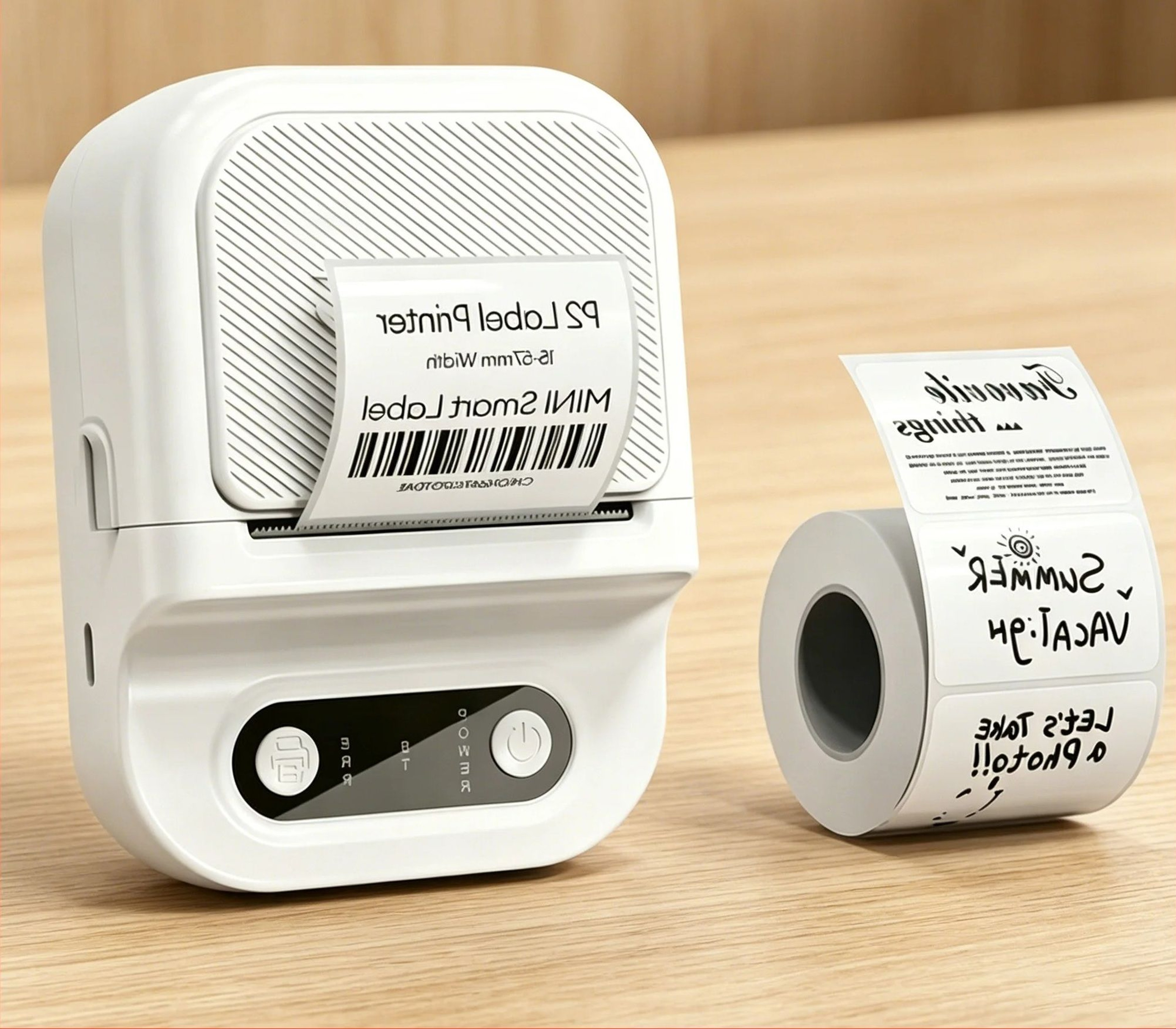Wireless Bluetooth Portable Desktop  Handheld Label Maker Set 0