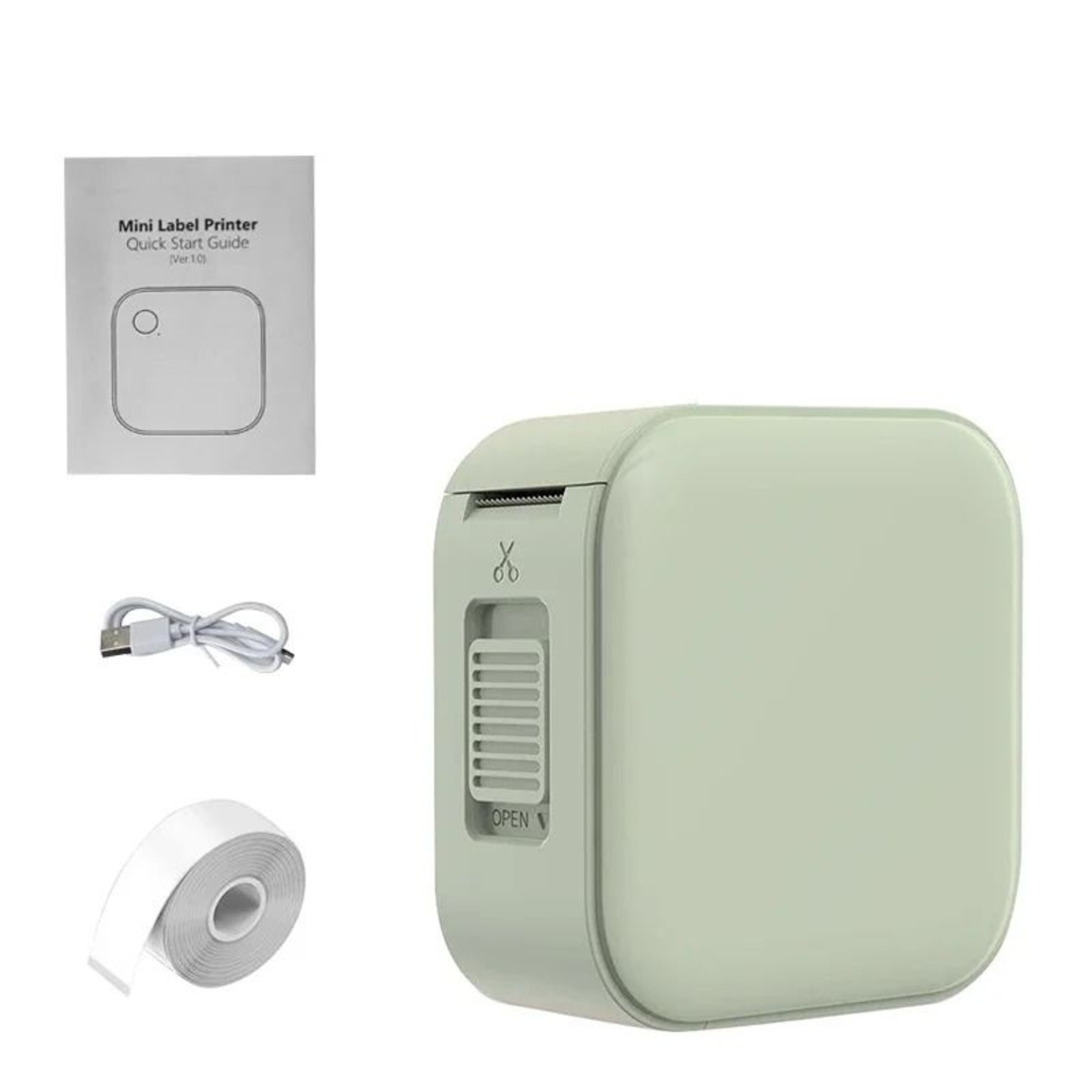 Mini Wireless Bluetooth Pocket Label Maker Printer Set 10
