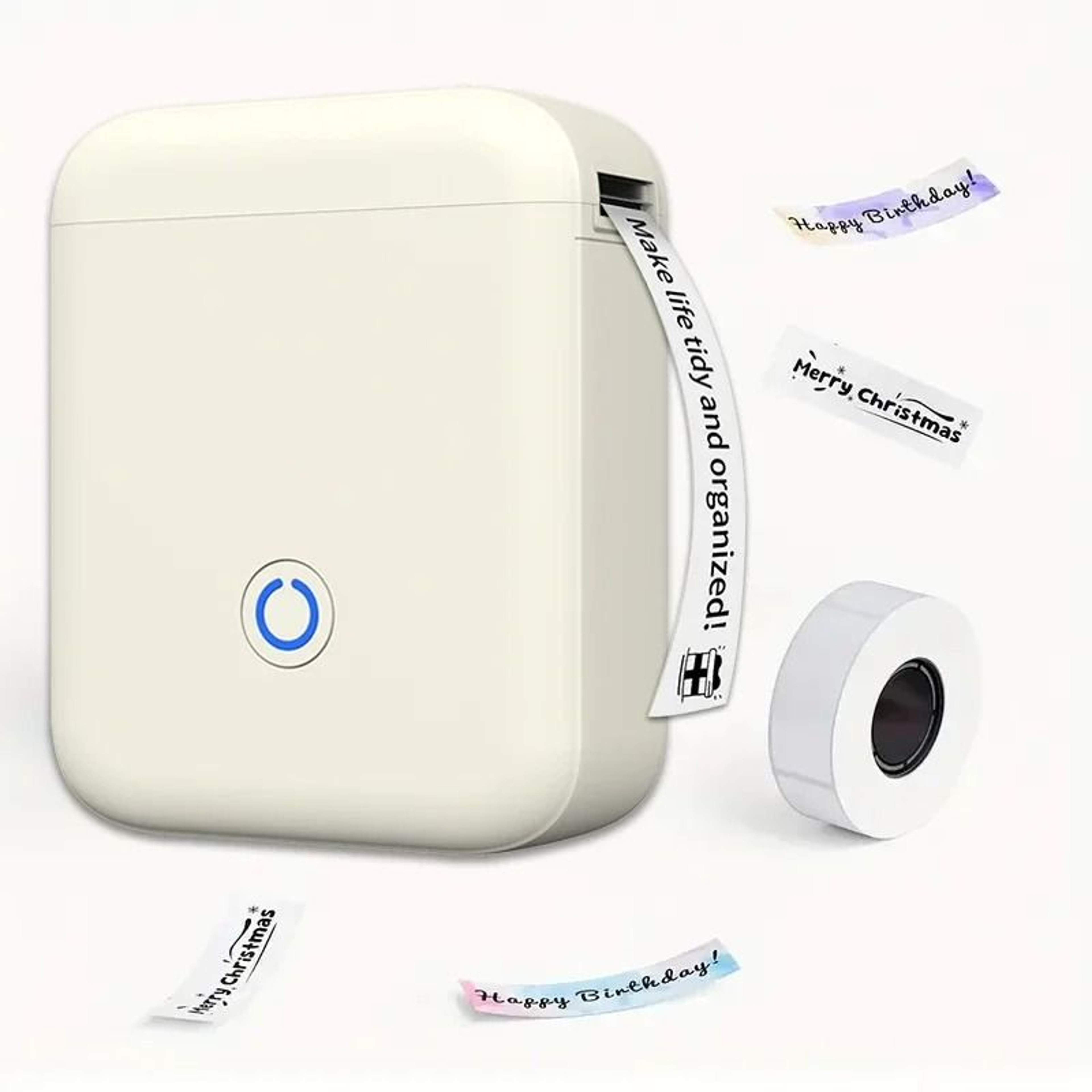 Mini Wireless Bluetooth Continuous  DieCut Label Maker Set 10