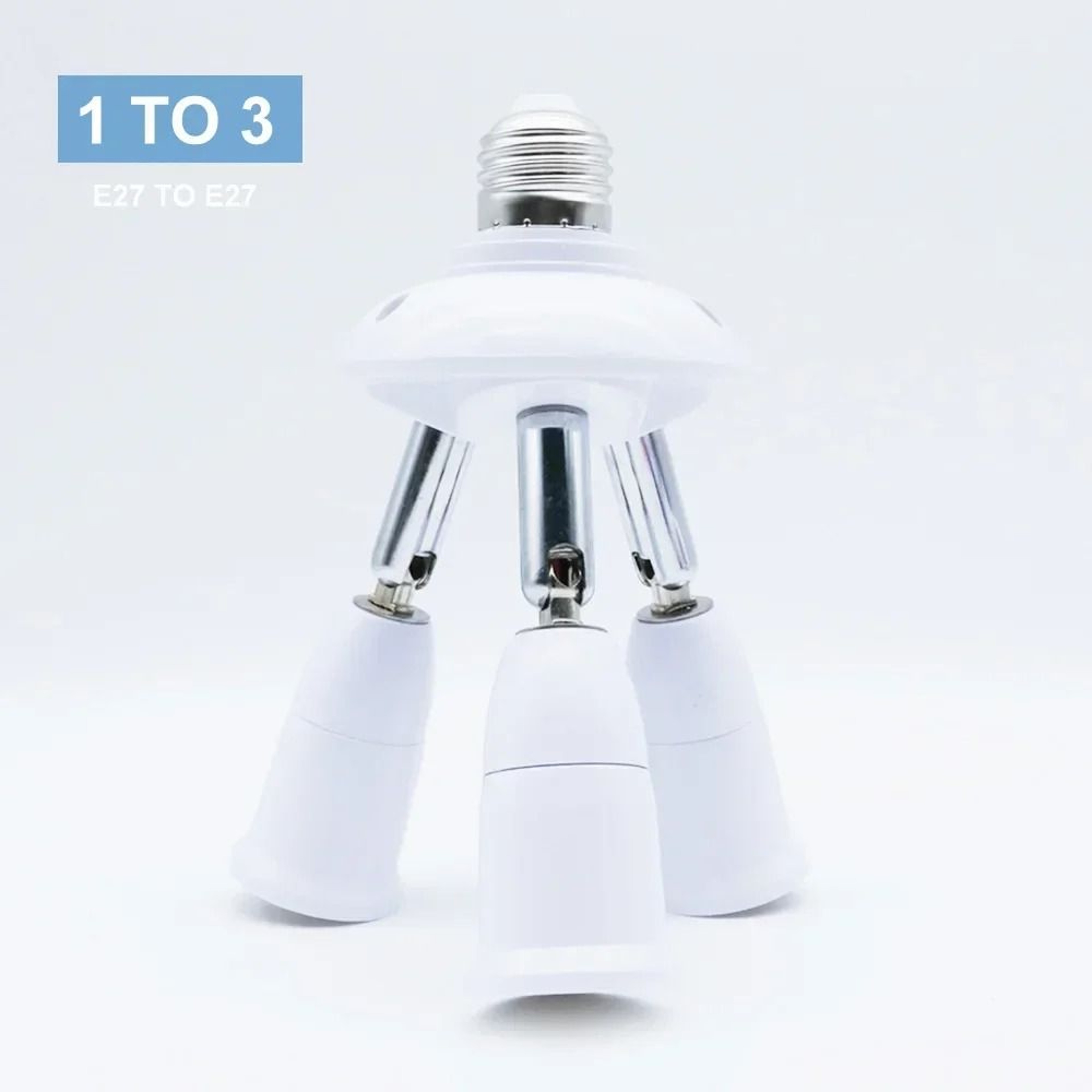 E27 Light Socket Splitter Lamp Base Adapter 6