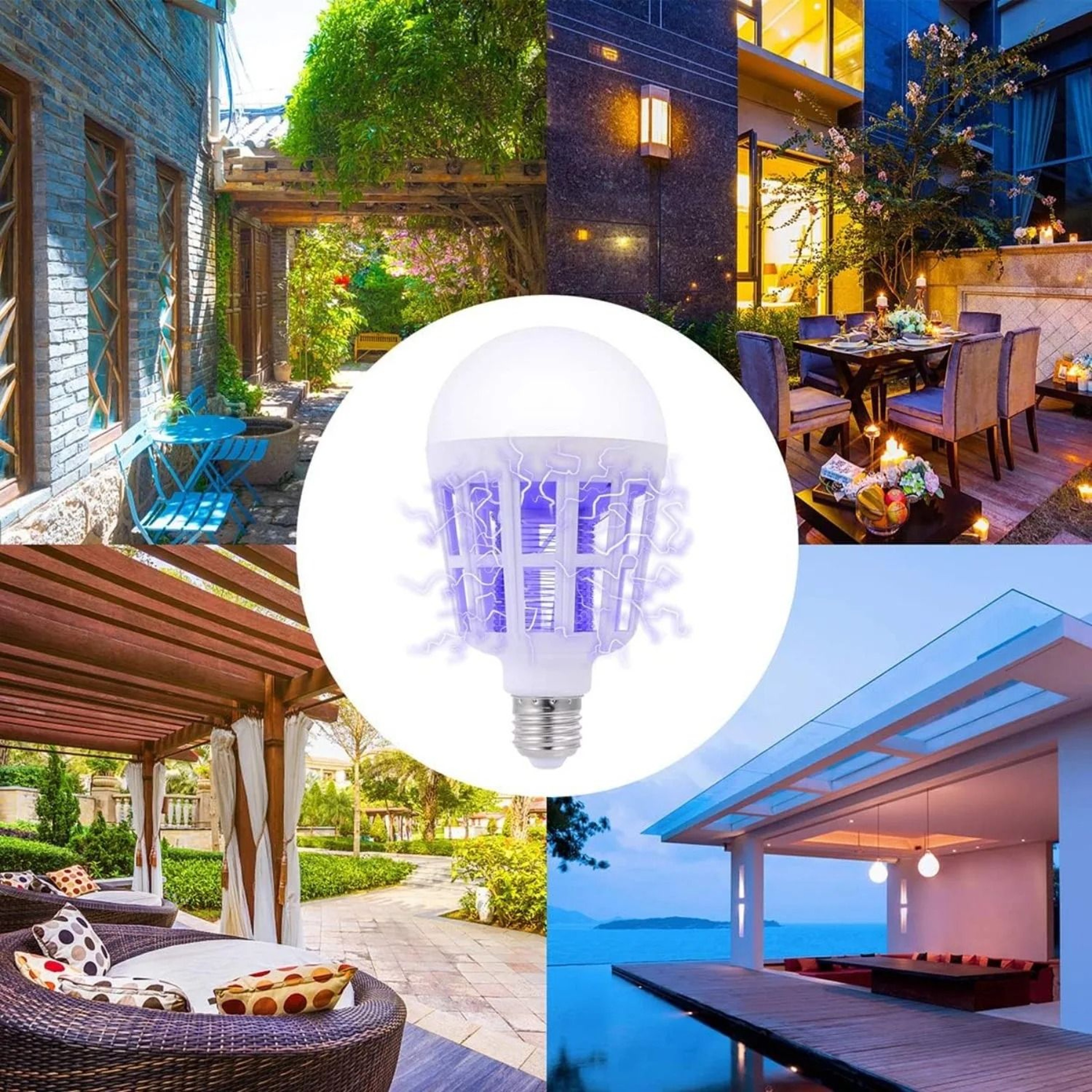 2in1 LED Bug Zapper Light Bulb 5