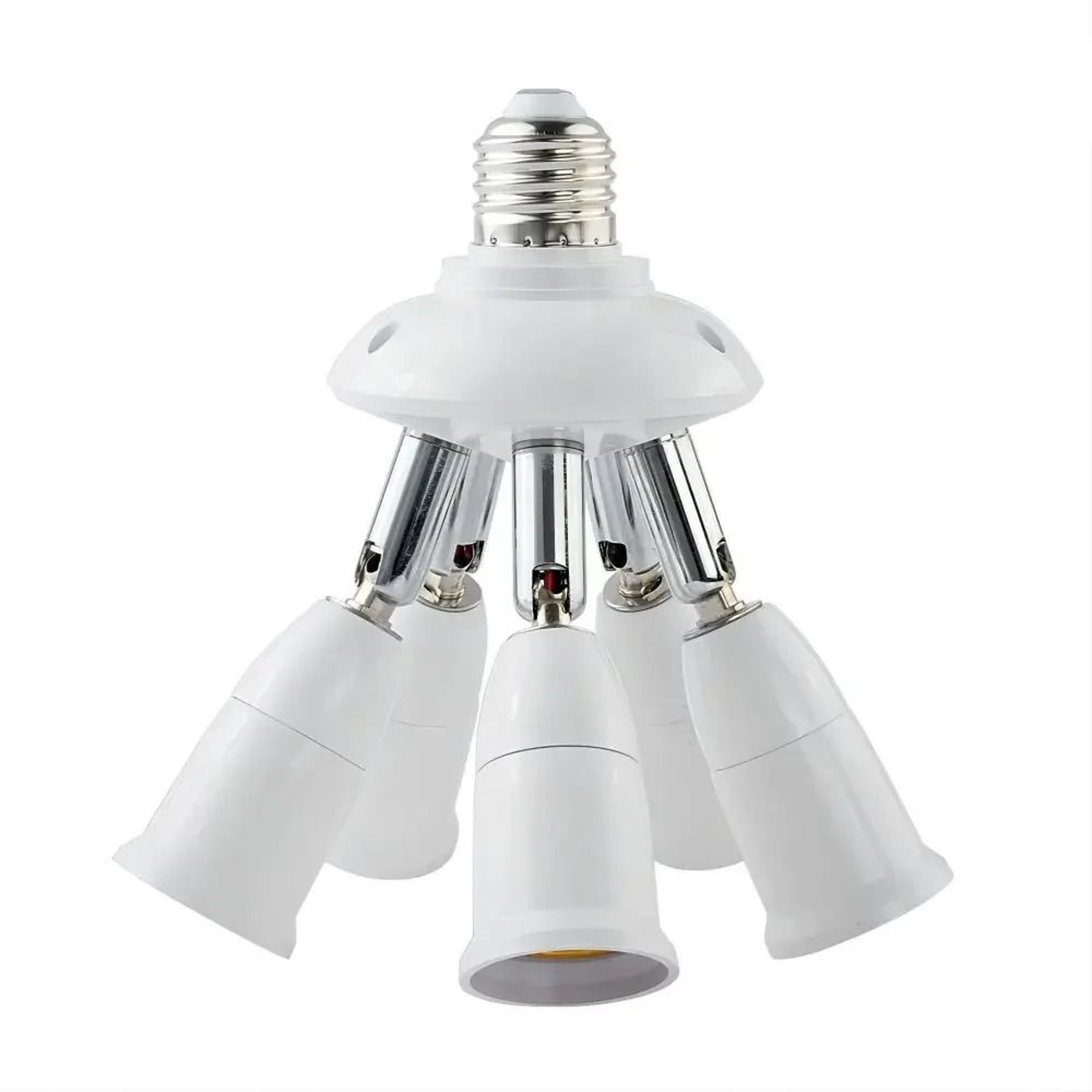 E27 LED Light Bulb Socket Splitter Adapter 1 To 1 3 4 Or 5 Bulbs 0