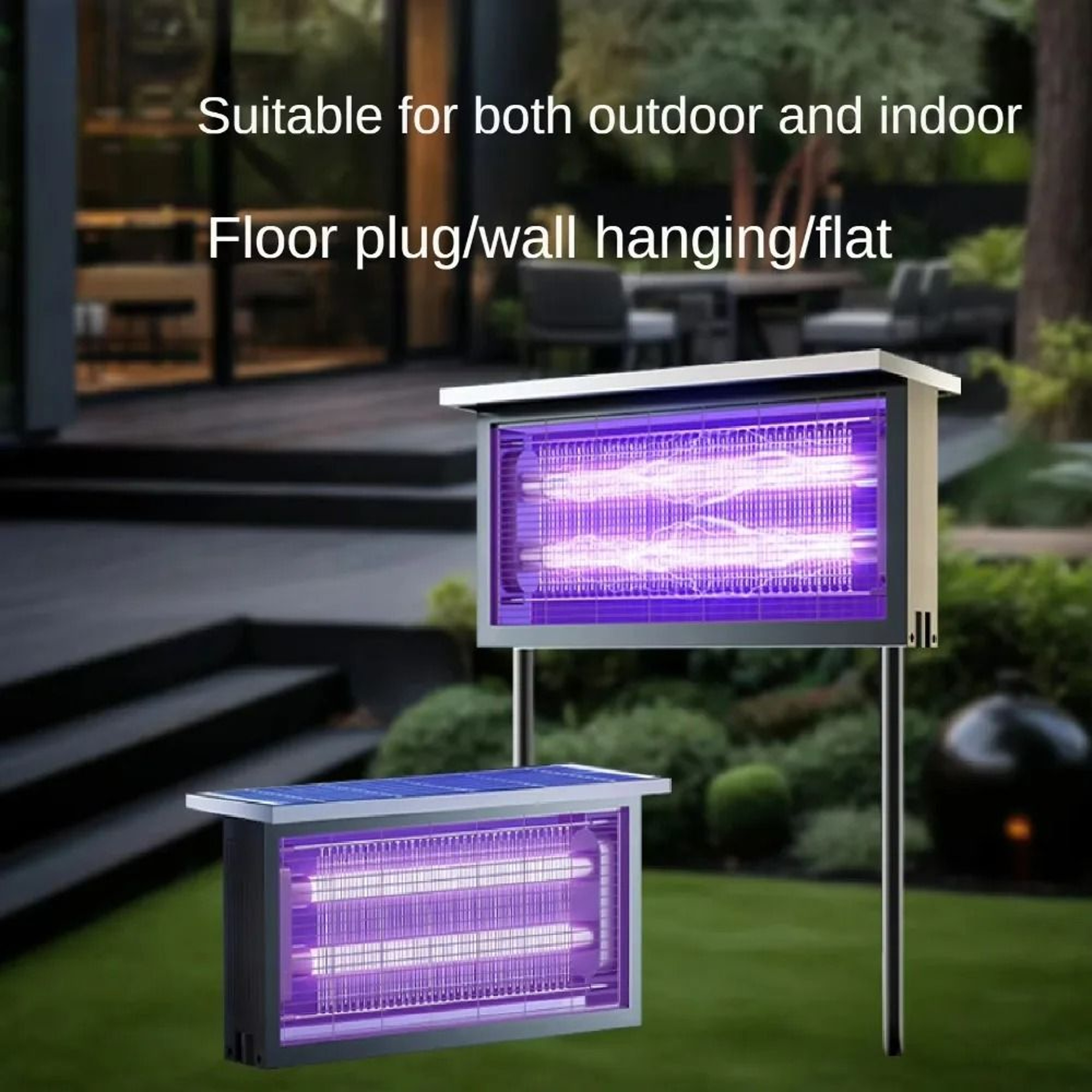 Solar Waterproof Mosquito Killer Lamp IP65 Outdoor Light 1