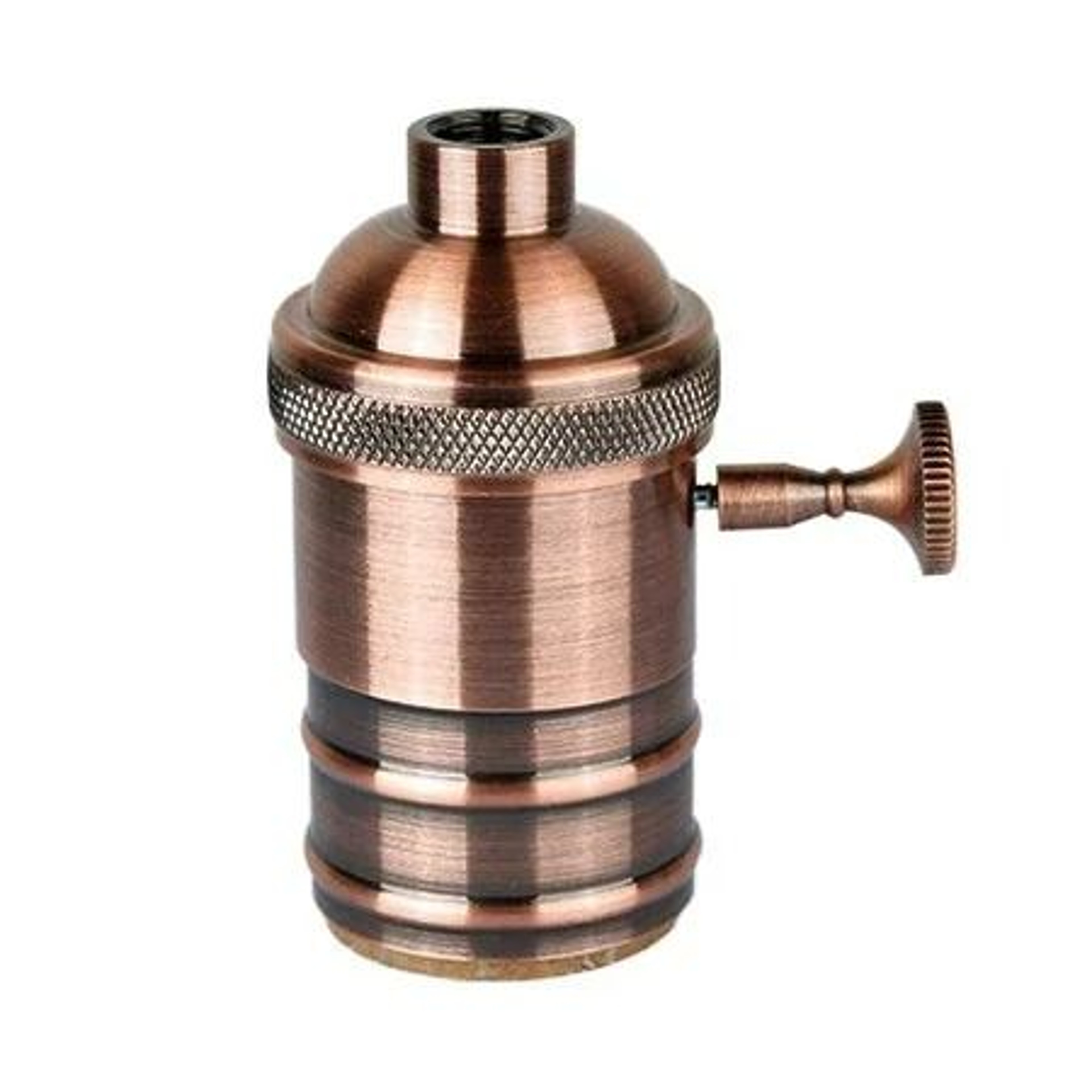 Vintage Electroplate Brass E27 Suspension Lamp Holder 9