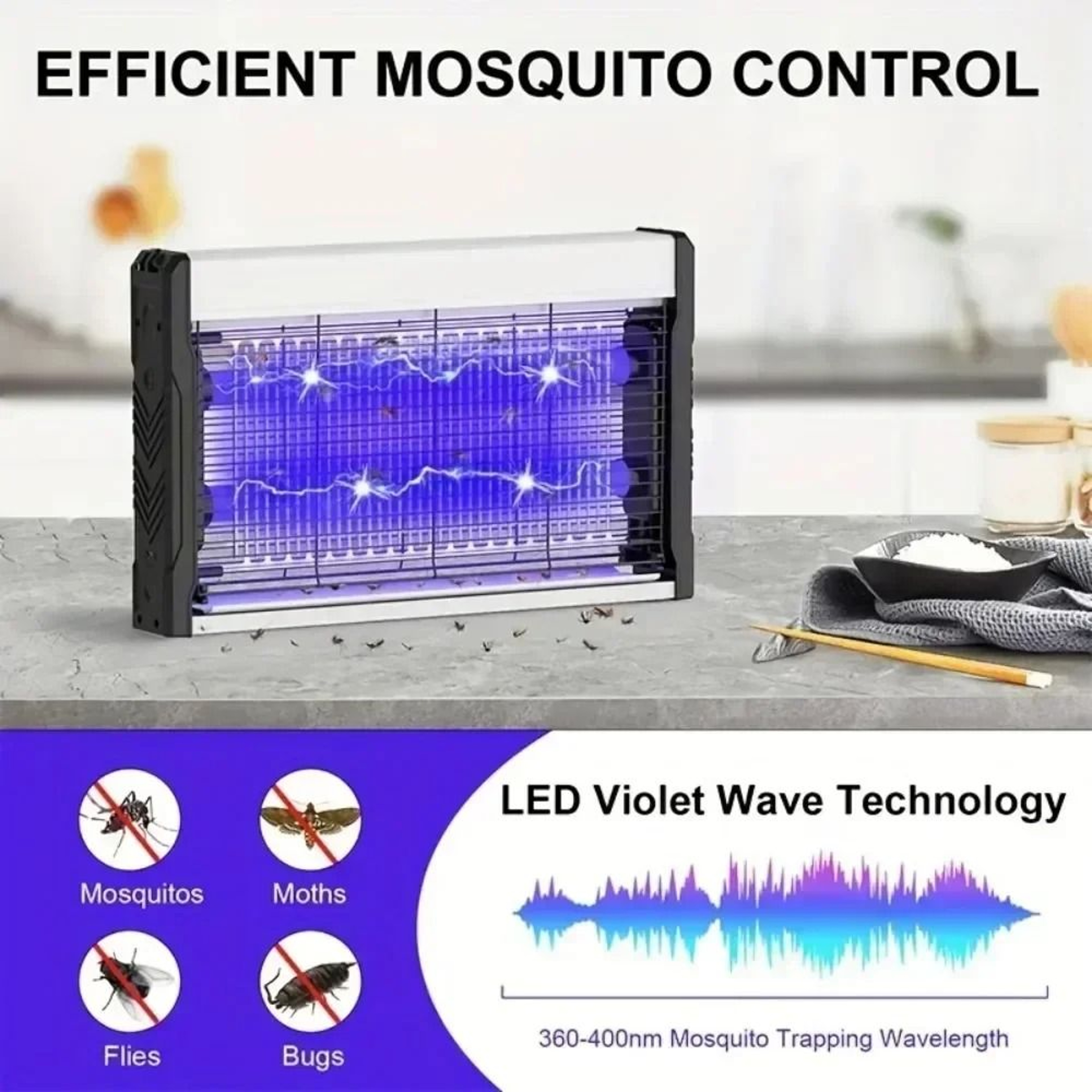 Commercial Hanging Electric Mosquito  Insect Killer Lamp 4W  10W 2