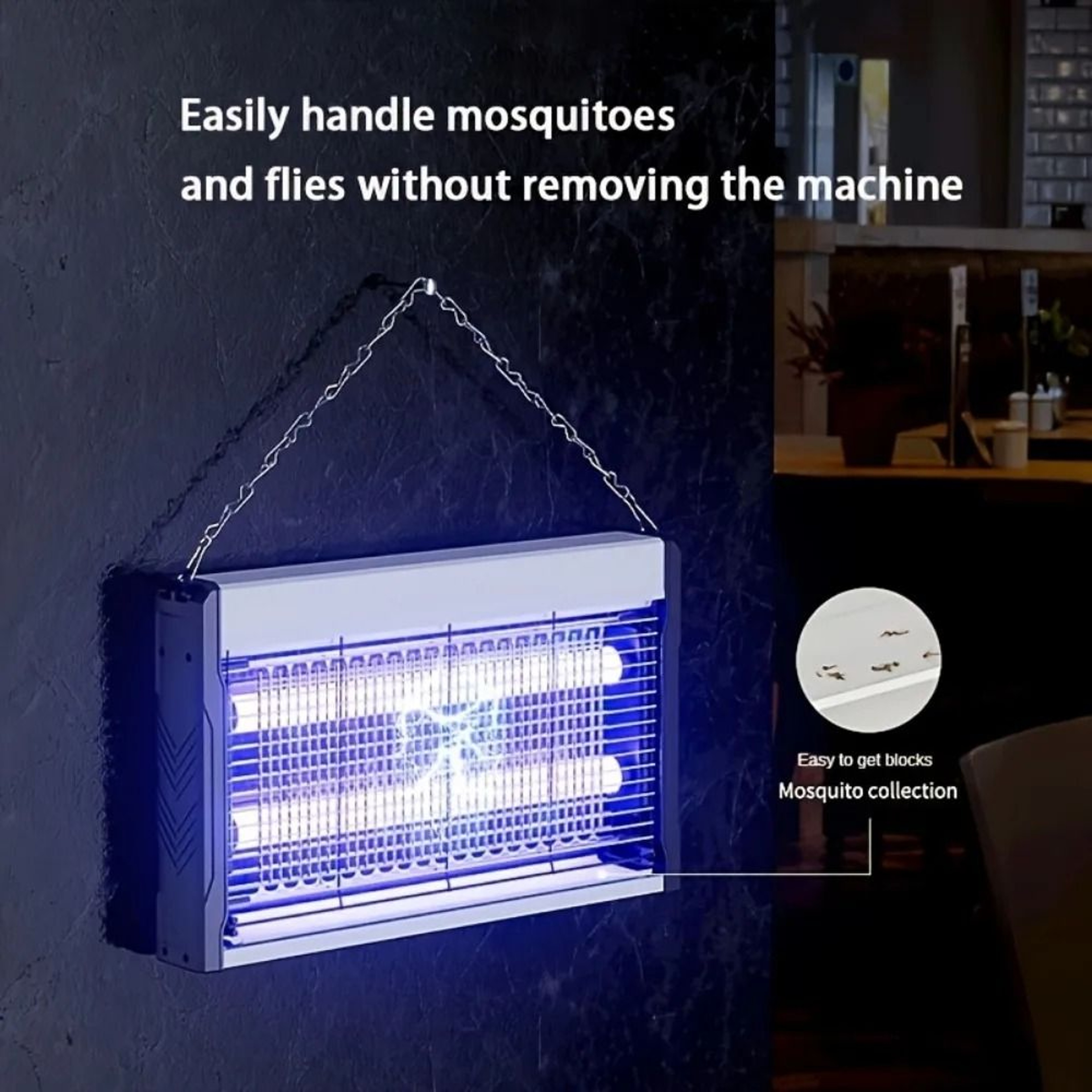 Commercial Hanging Electric Mosquito  Insect Killer Lamp 4W  10W 1