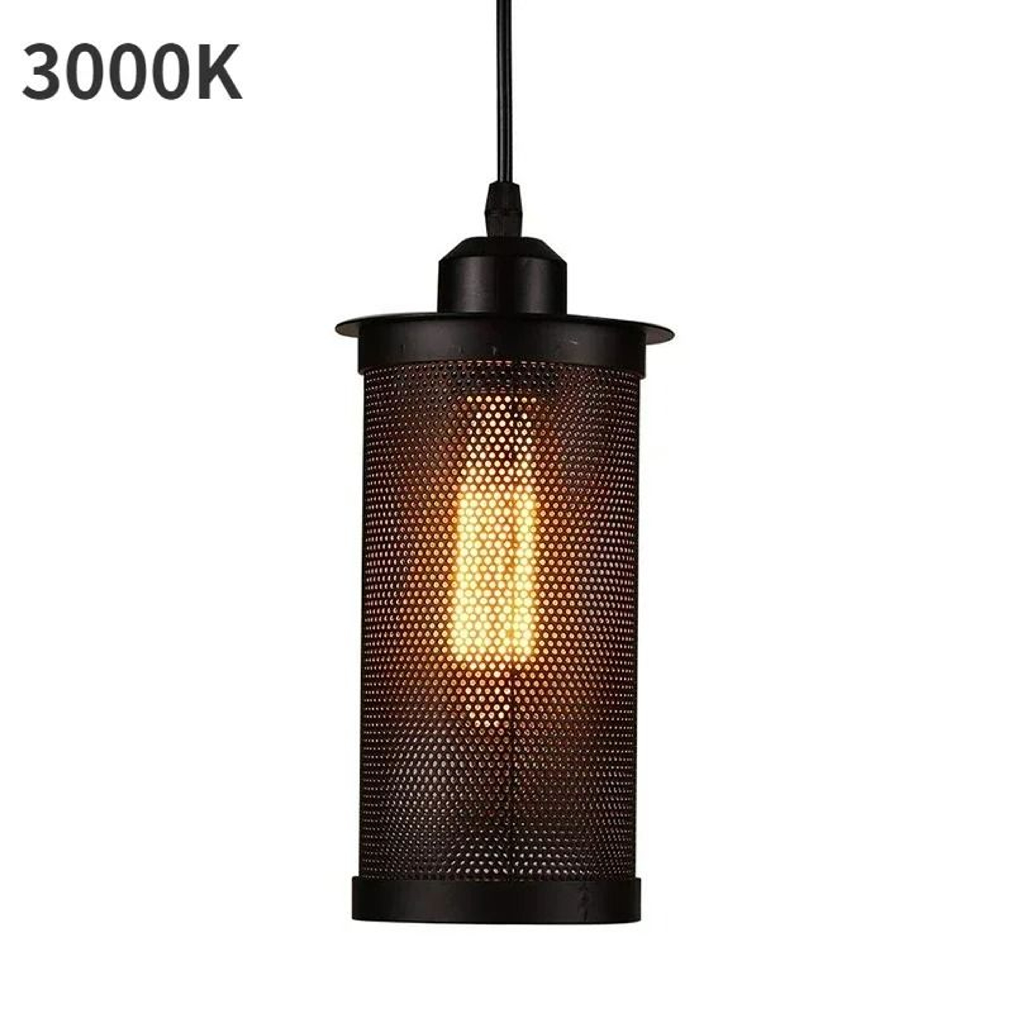 Indian Style Black Metal Decorative Pendant Light 8