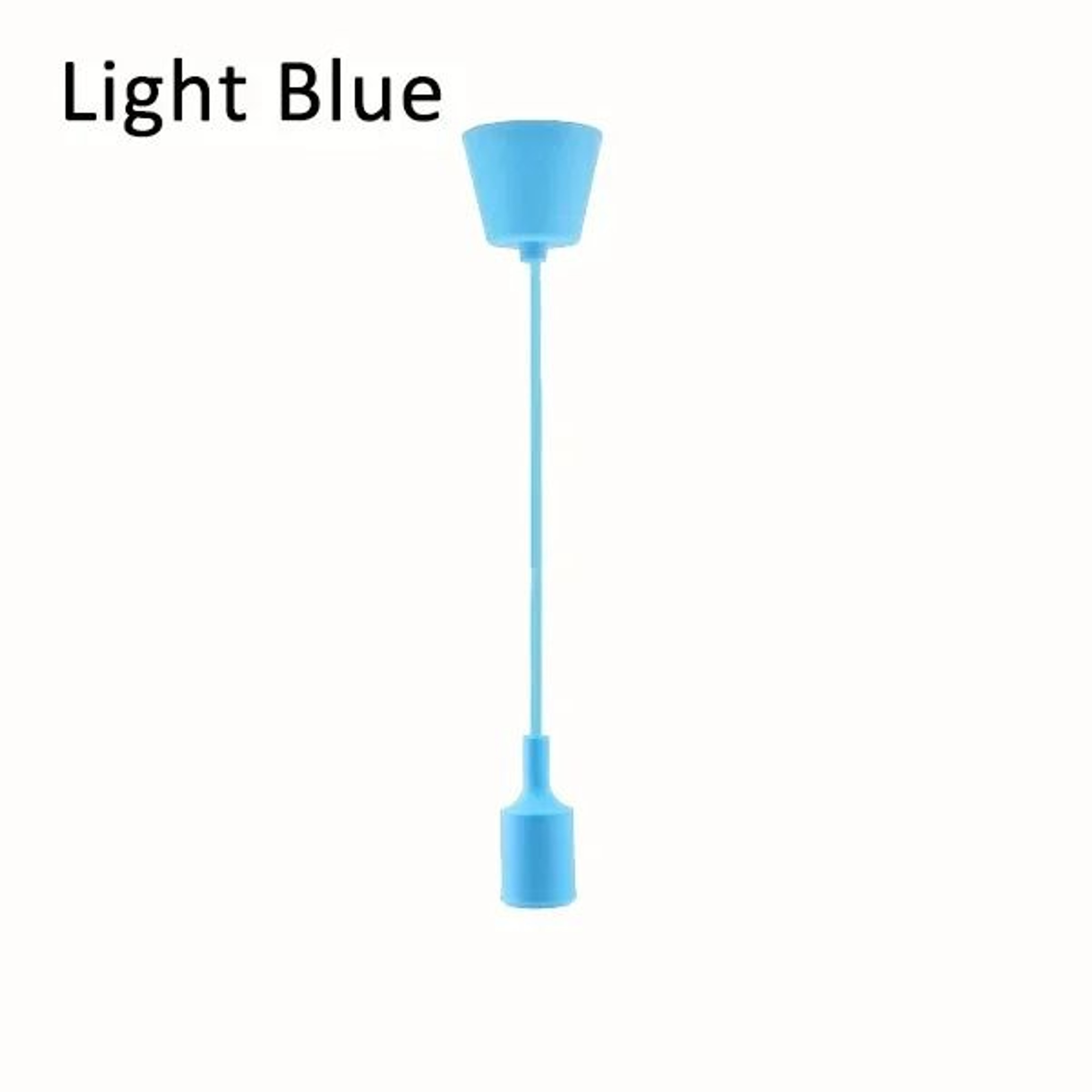DIY Ceiling Mount E27 MultiColor Pendant Light Fixture No Bulb 8