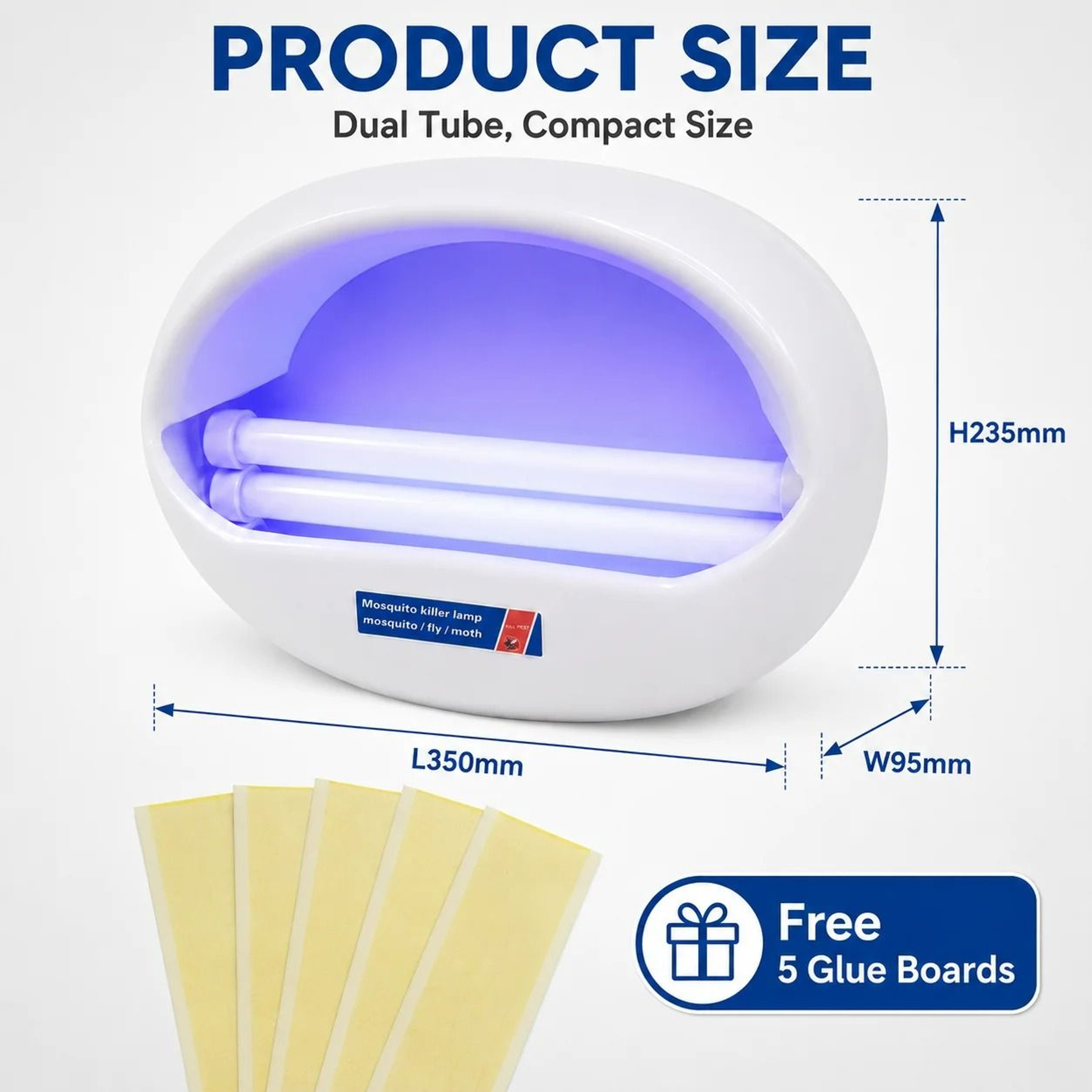 WallMounted Sticky Board Mosquito  Fly Killer Lamp 4W  8W 8