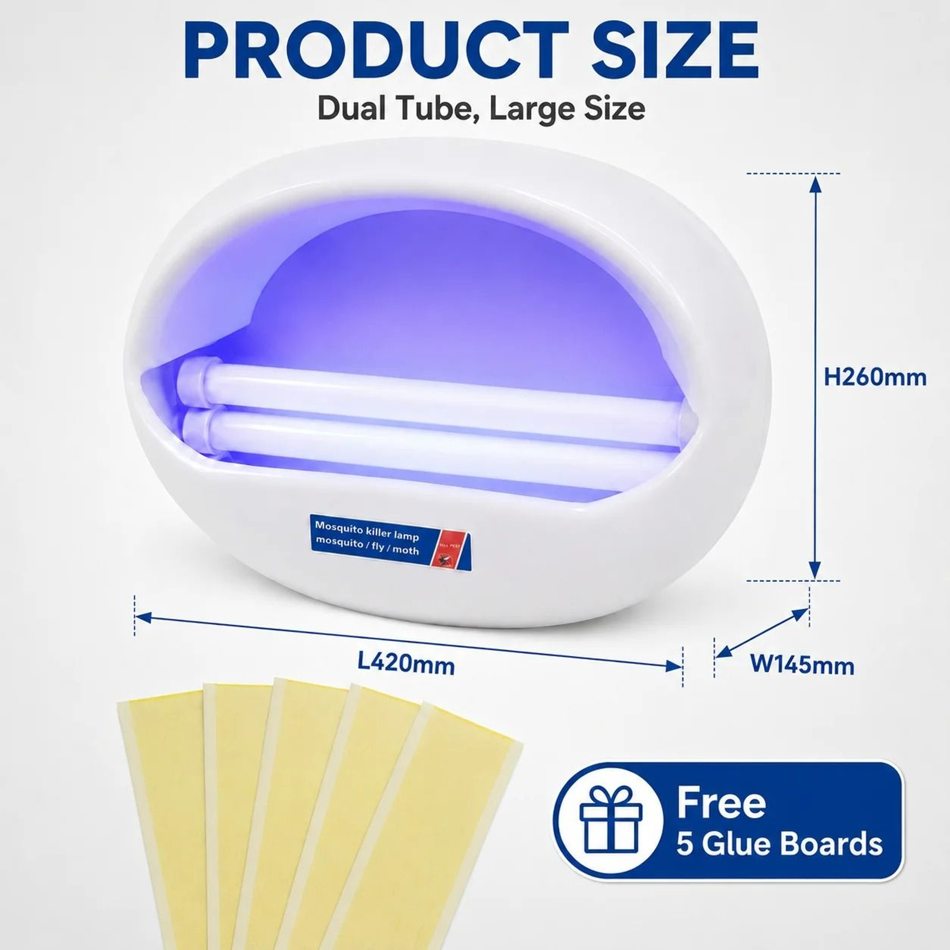 WallMounted Sticky Board Mosquito  Fly Killer Lamp 4W  8W 10