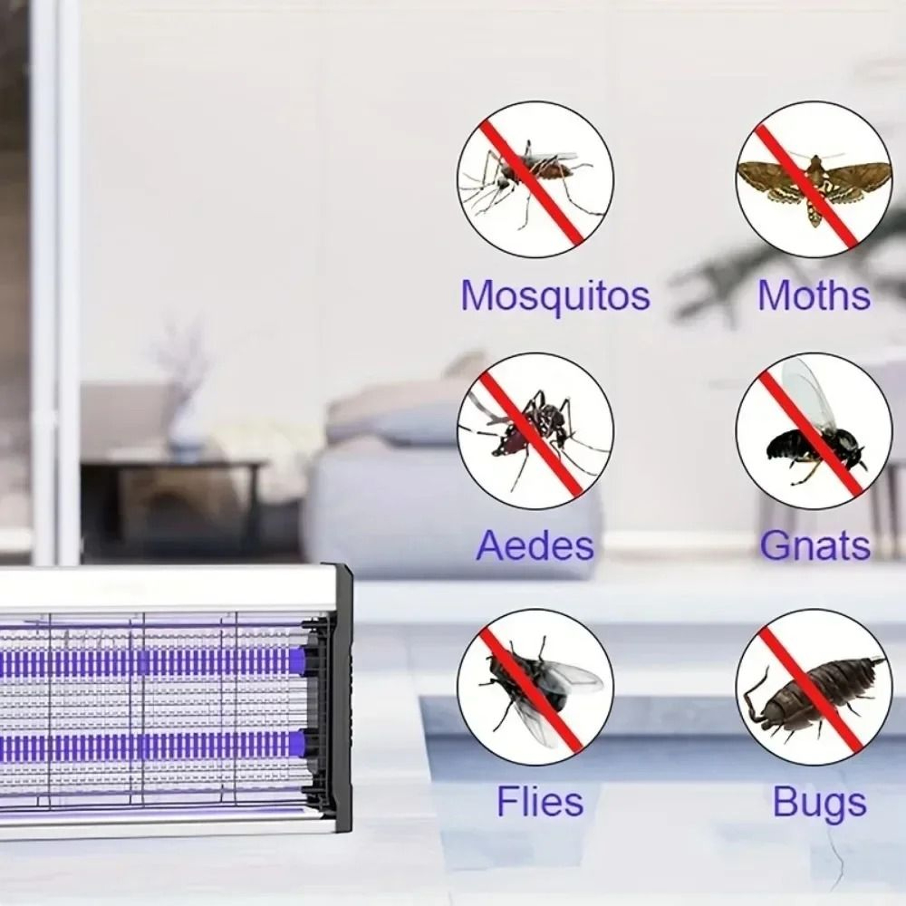 Electric Shock Mosquito Killer Lamp  Indoor Insect Trap 4