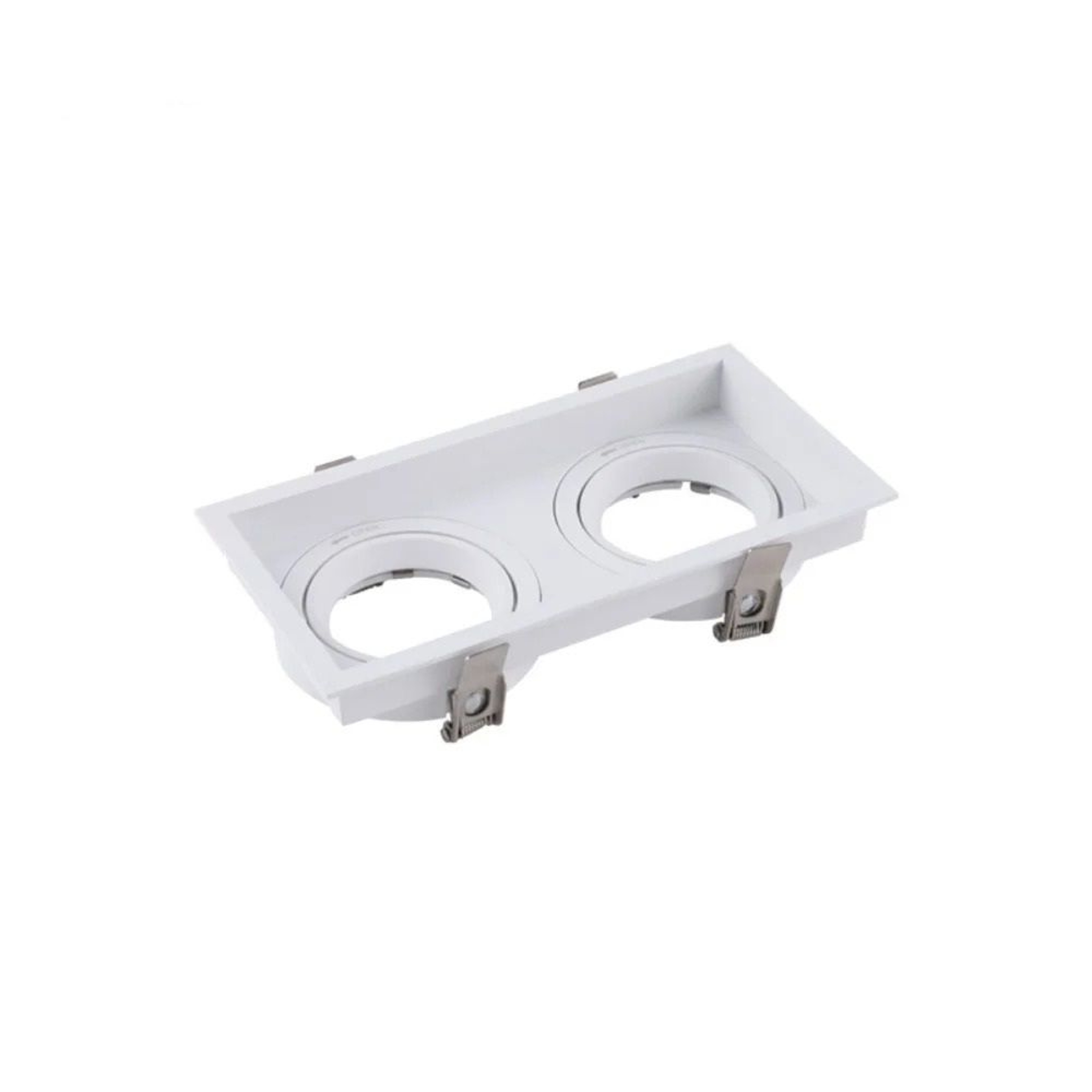 Aluminum Double Head Spotlight Frame GU10  MR16 Base 0