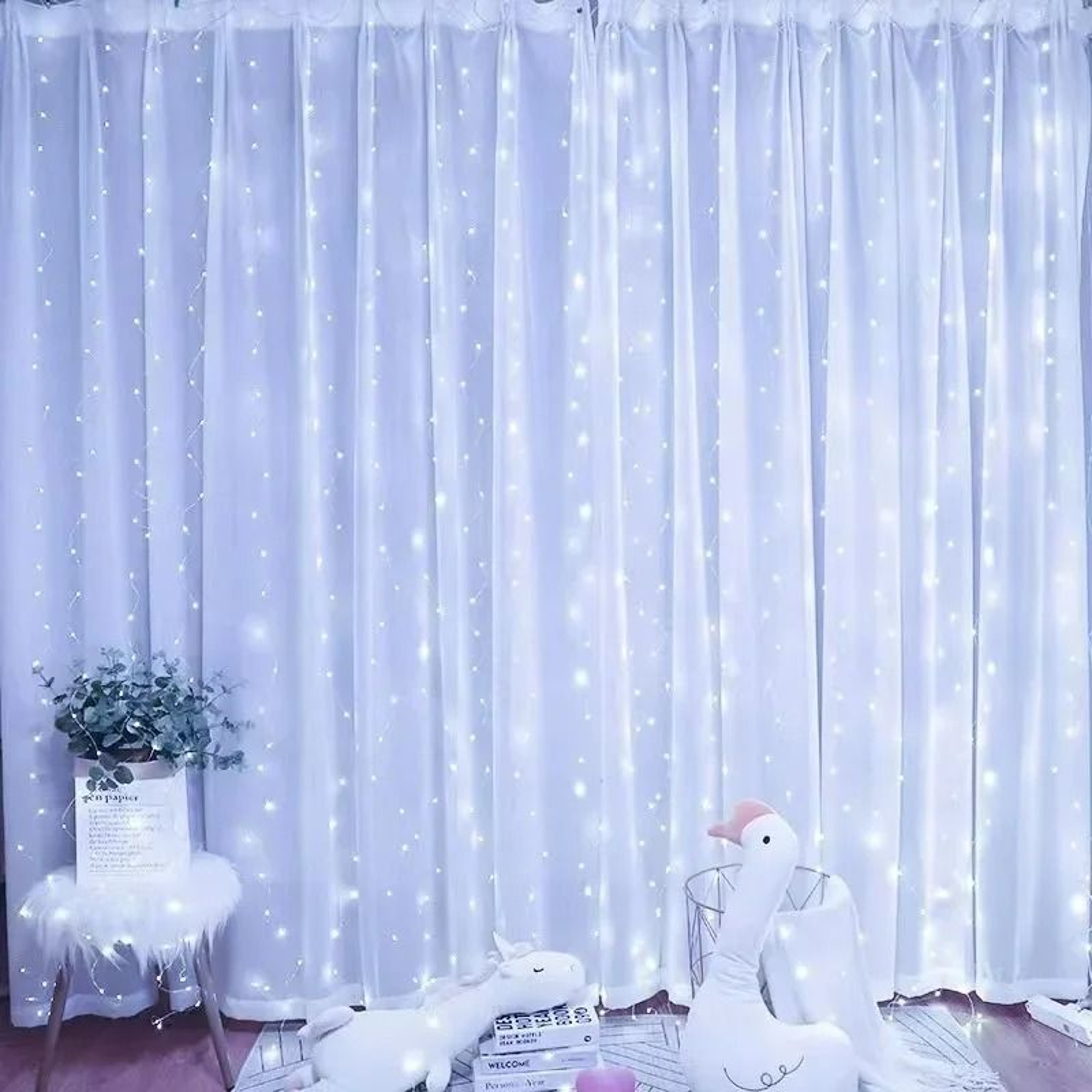 Elite USB Plugin Fairy LED Curtain Lights With Remote Control 6