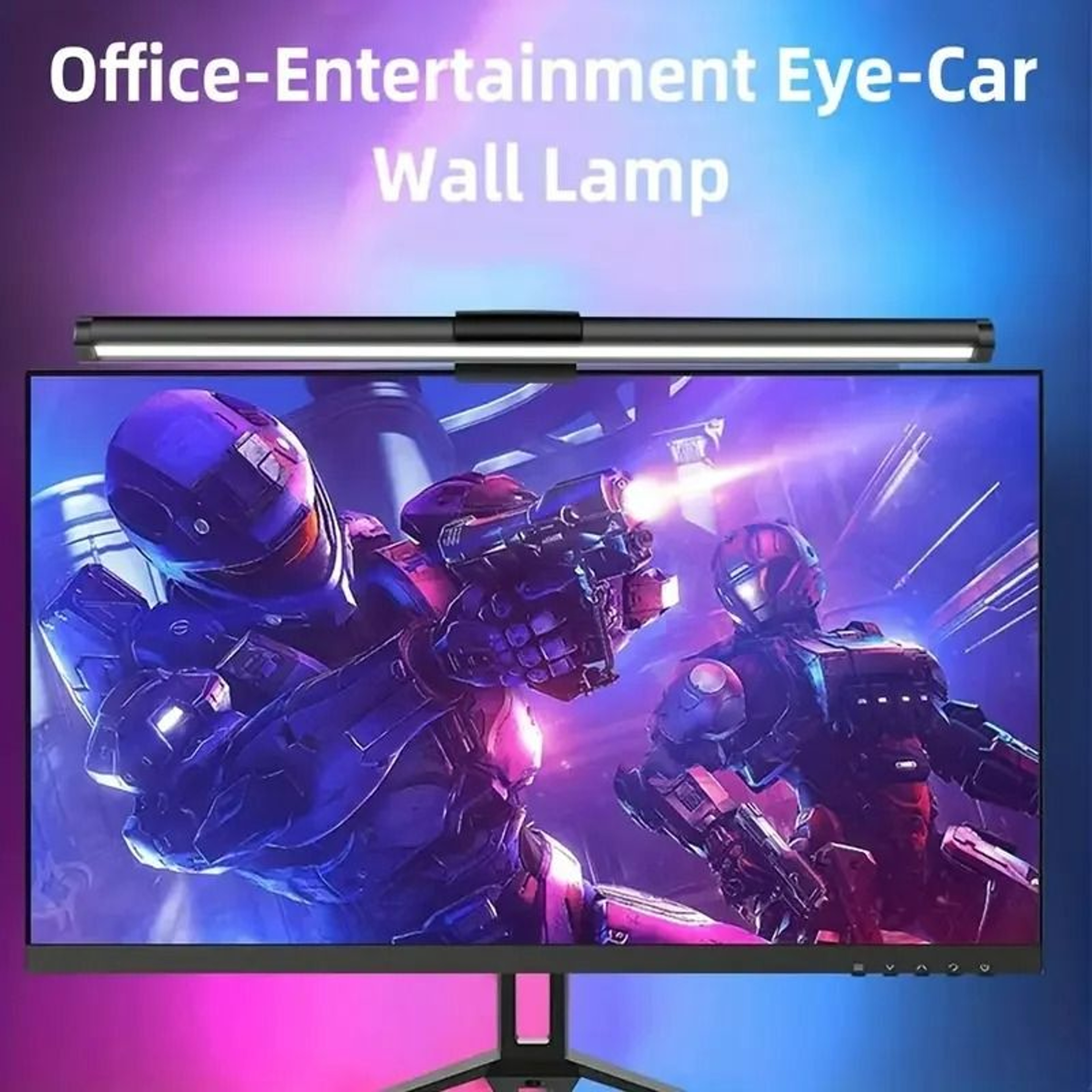 DC 5V Touch Control Screen Eye Protection Lamp With RGB Backlight 0