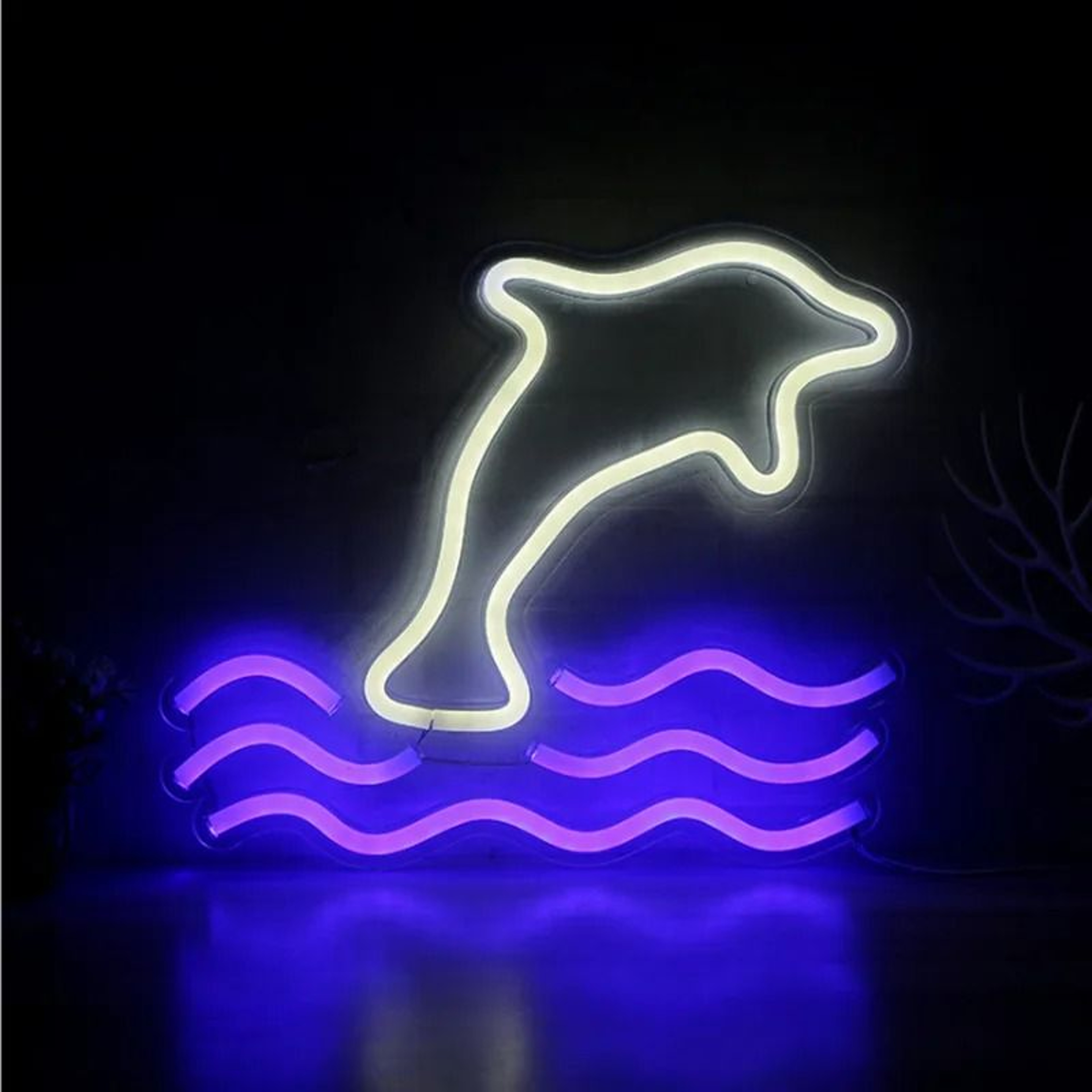 Custom LED Neon Sign Luminous Characters With Transparent Acrylic Back Panel 14