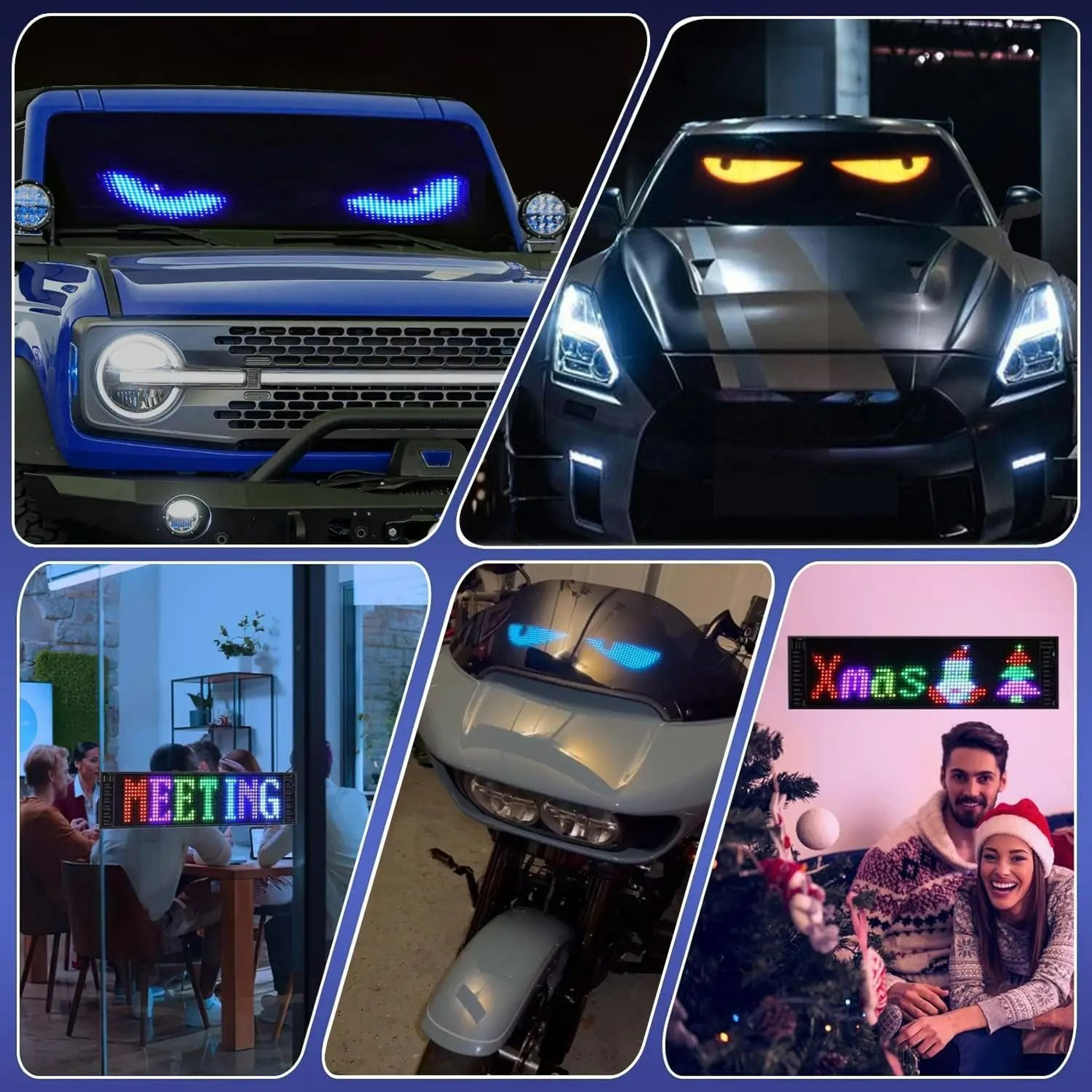 Programmable FPCB Flexible LED Matrix Panel AppControlled Scrolling Animation  Message Display 2