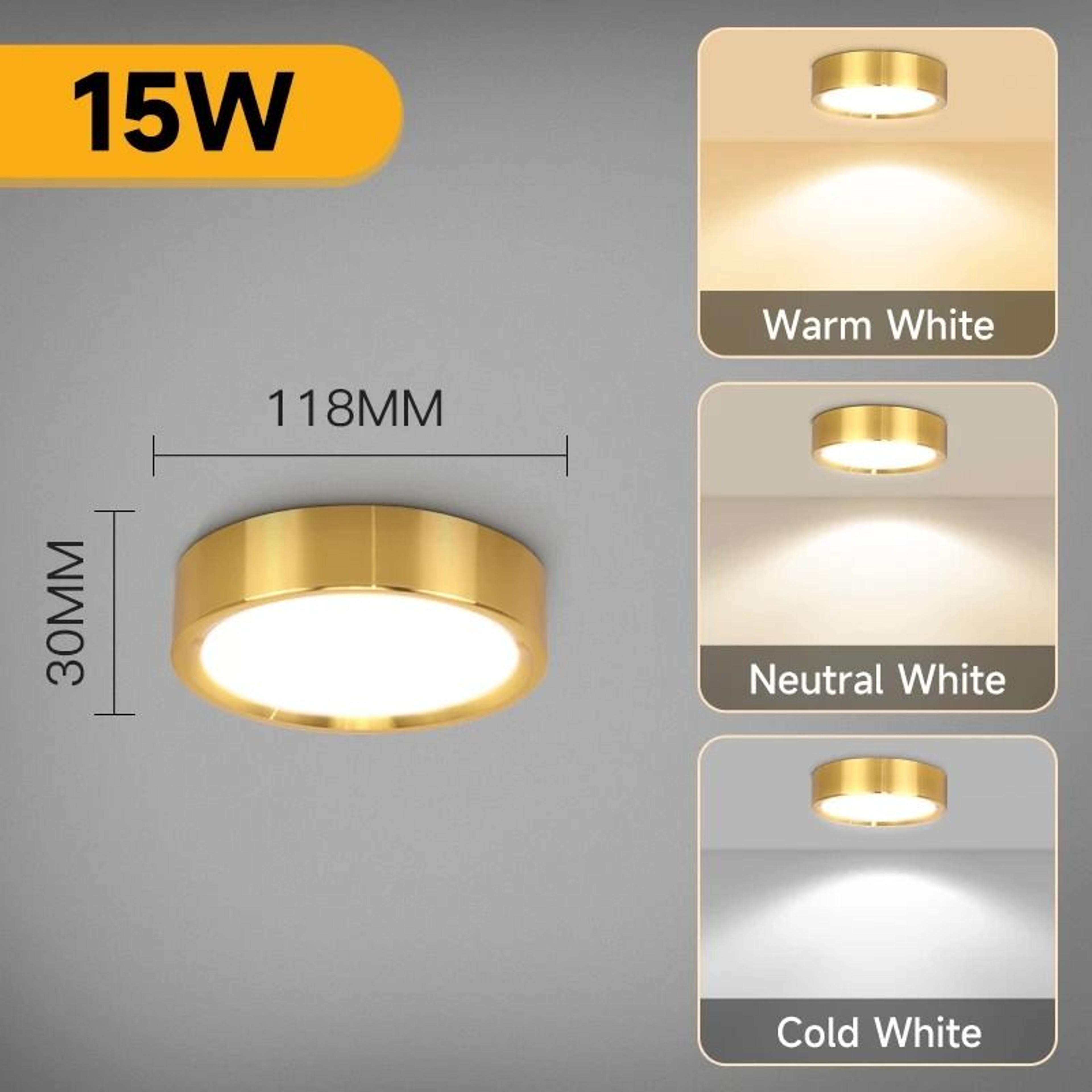 Surface Mounted LED Downlight 5W  10W  15W  25W Mini Ceiling Spotlight 16