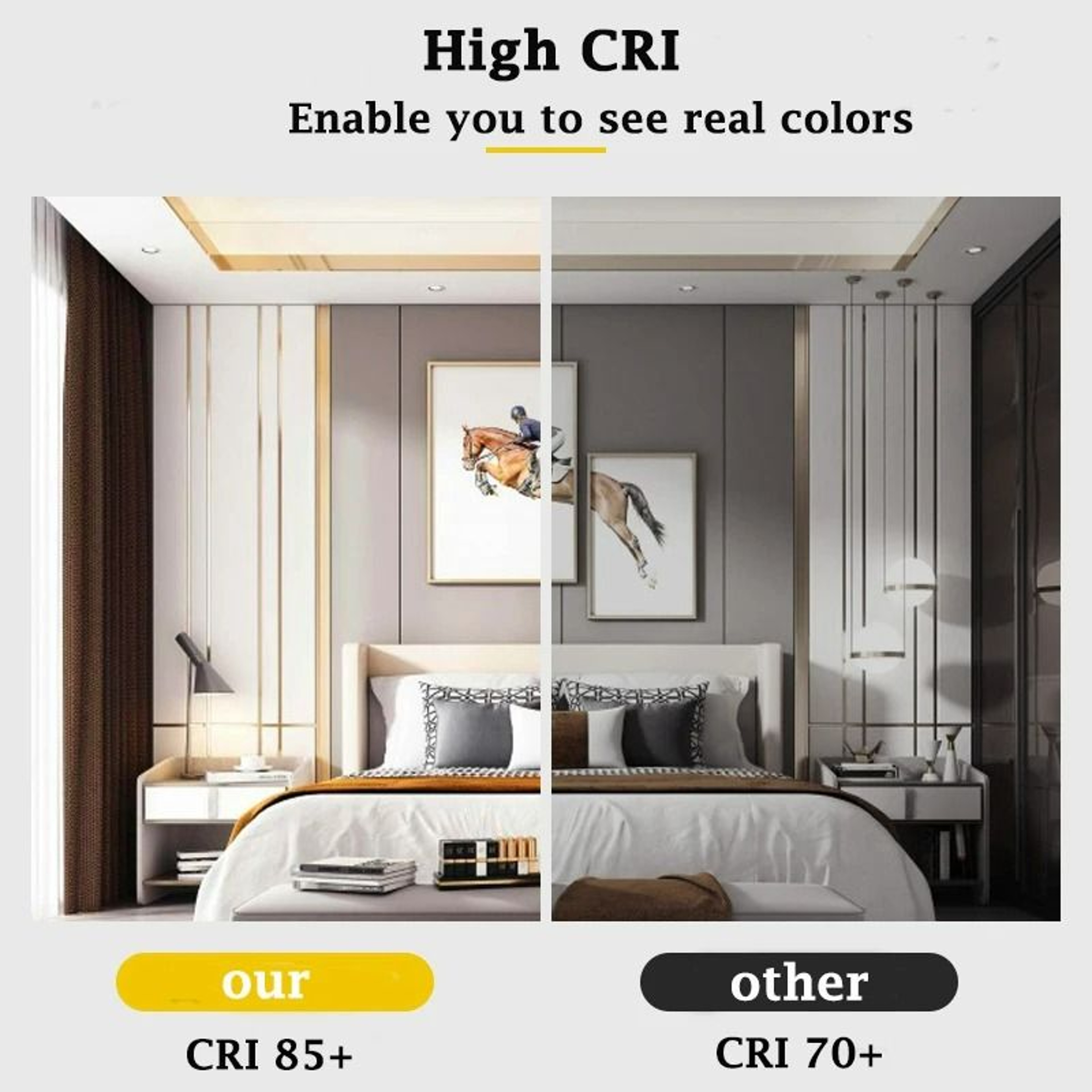 Adjustable TriColor LED Track Light Set 12W  20W  30W  40W  50W Ceiling Spotlight Fixture 4