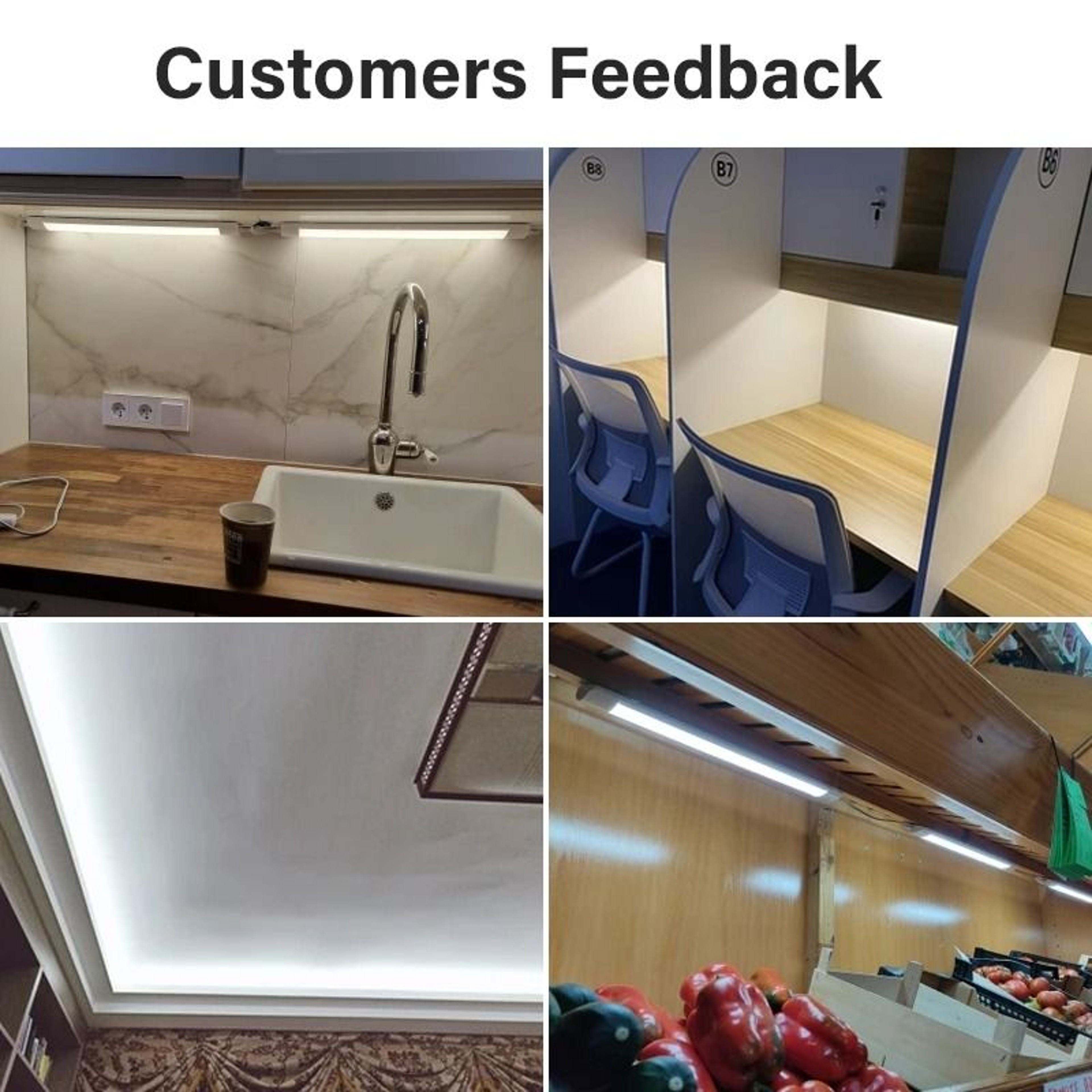 UltraSlim Linkable LED Under Cabinet Light Bar 6