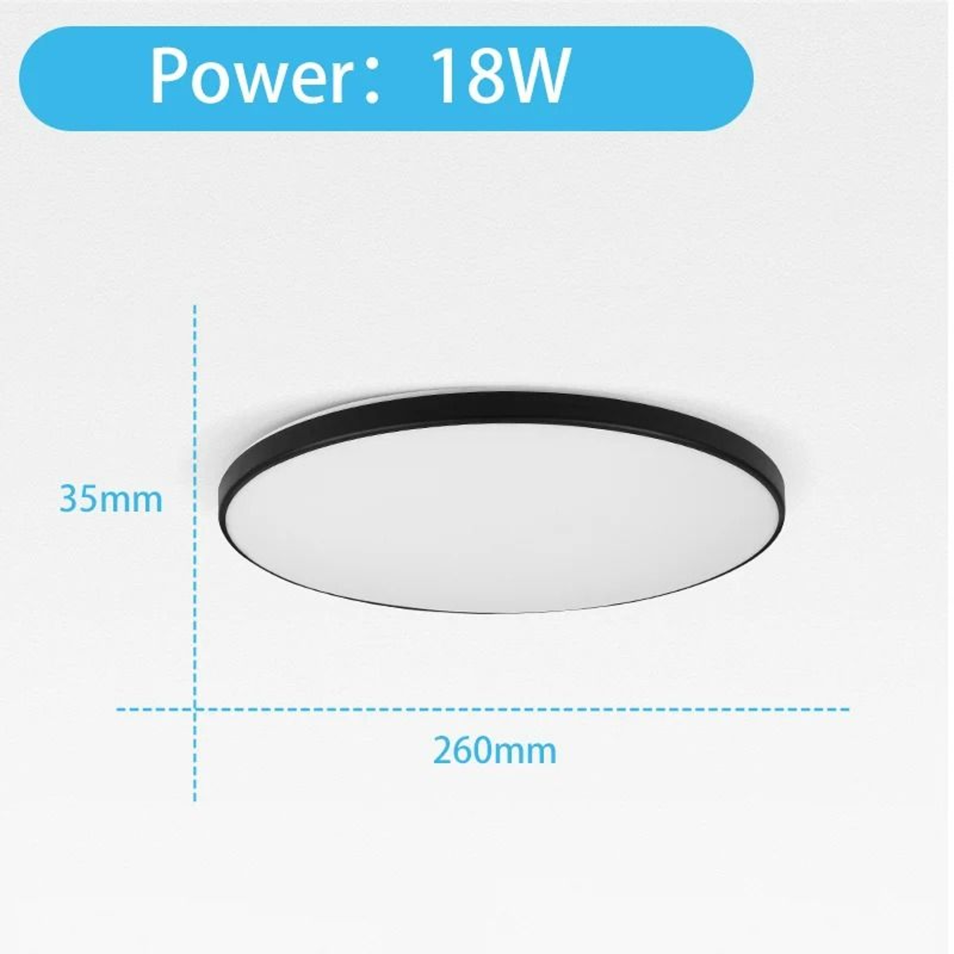 UltraSlim Modern LED Panel Ceiling Light 14