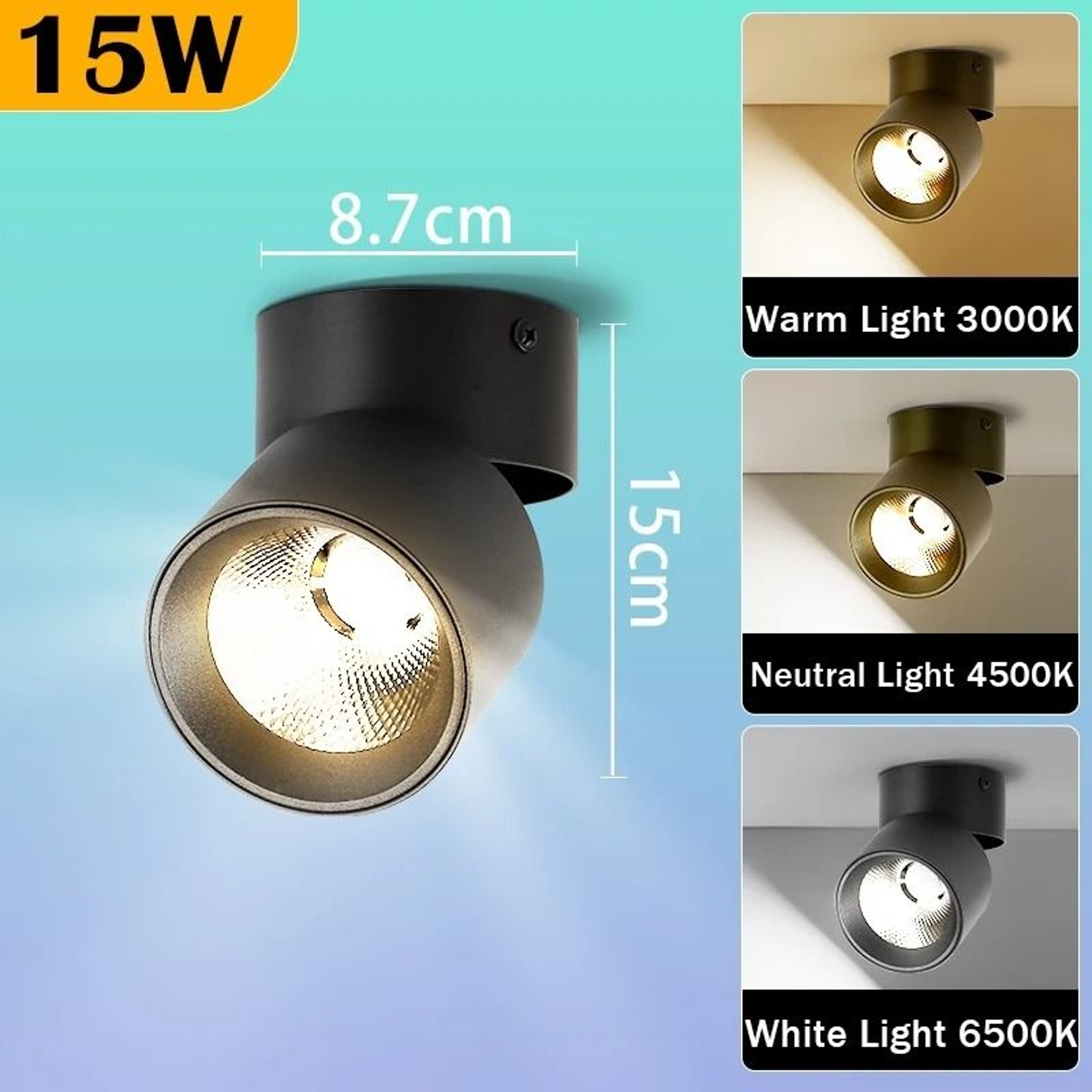 Modern IP44 Waterproof Recessed LED Ceiling Spotlight 8