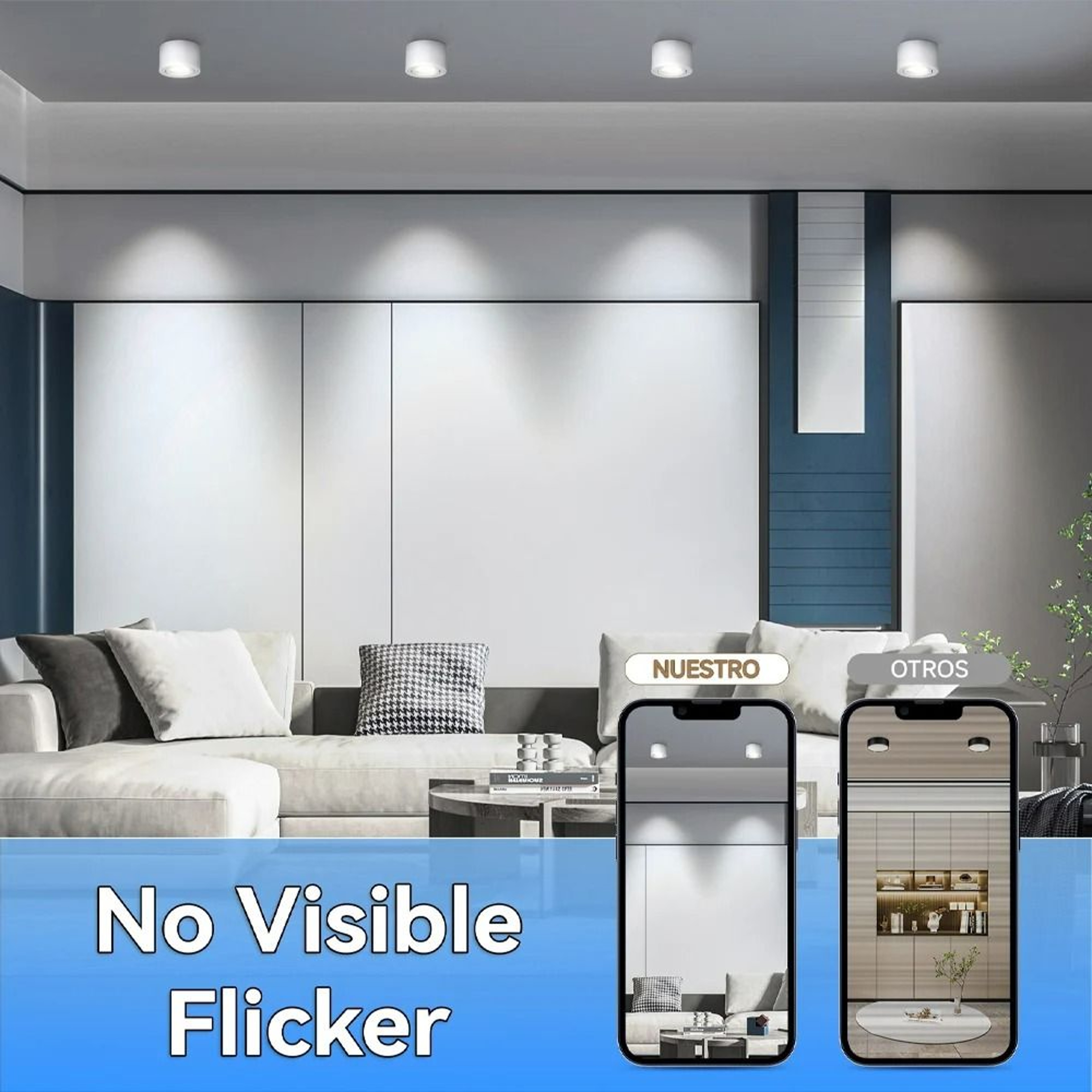 Modern Adjustable SurfaceMounted Dimmable LED Ceiling Spotlight 5