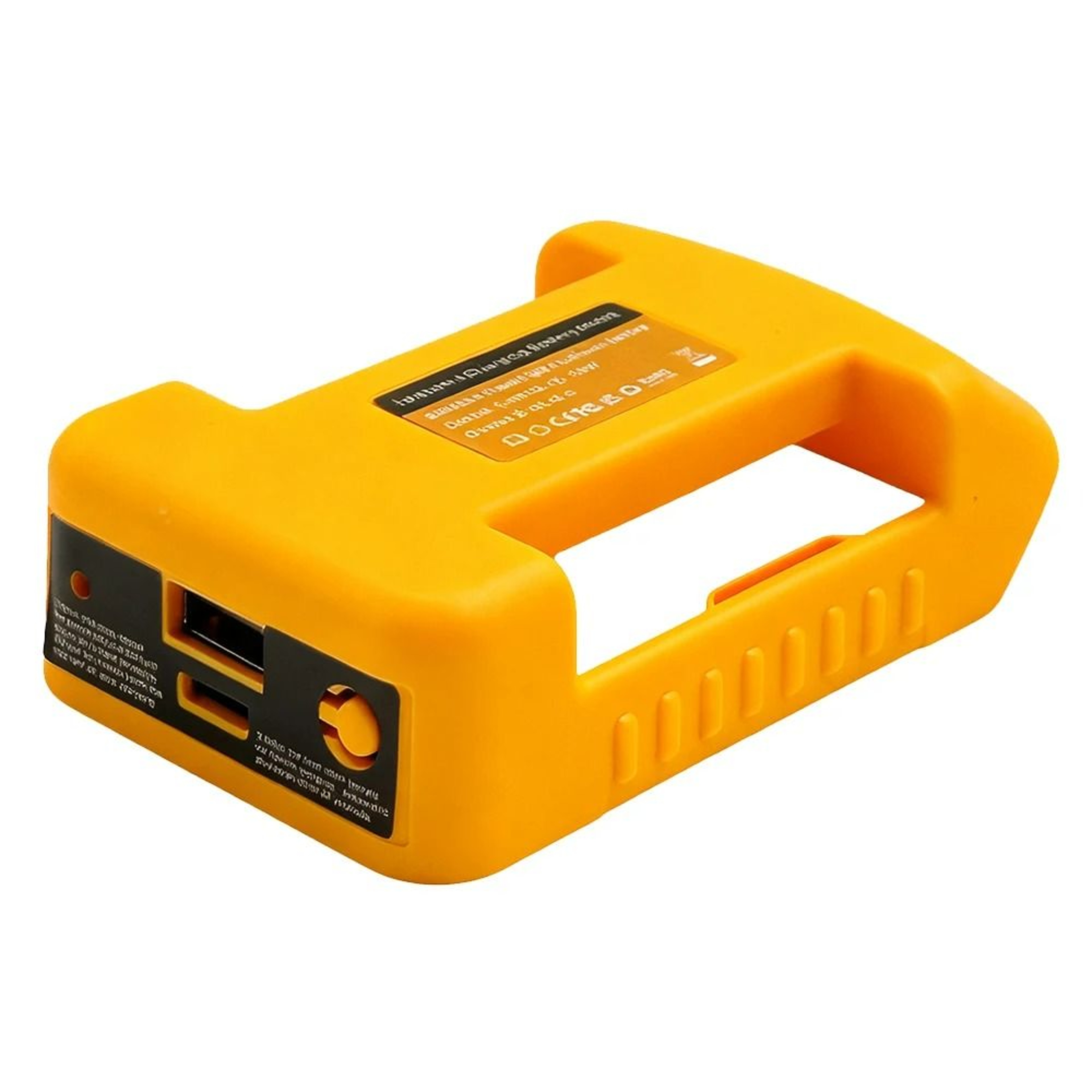 Portable USB  TypeC Fast Charger Adapter For DeWalt 18V20V Lithium Batteries 6