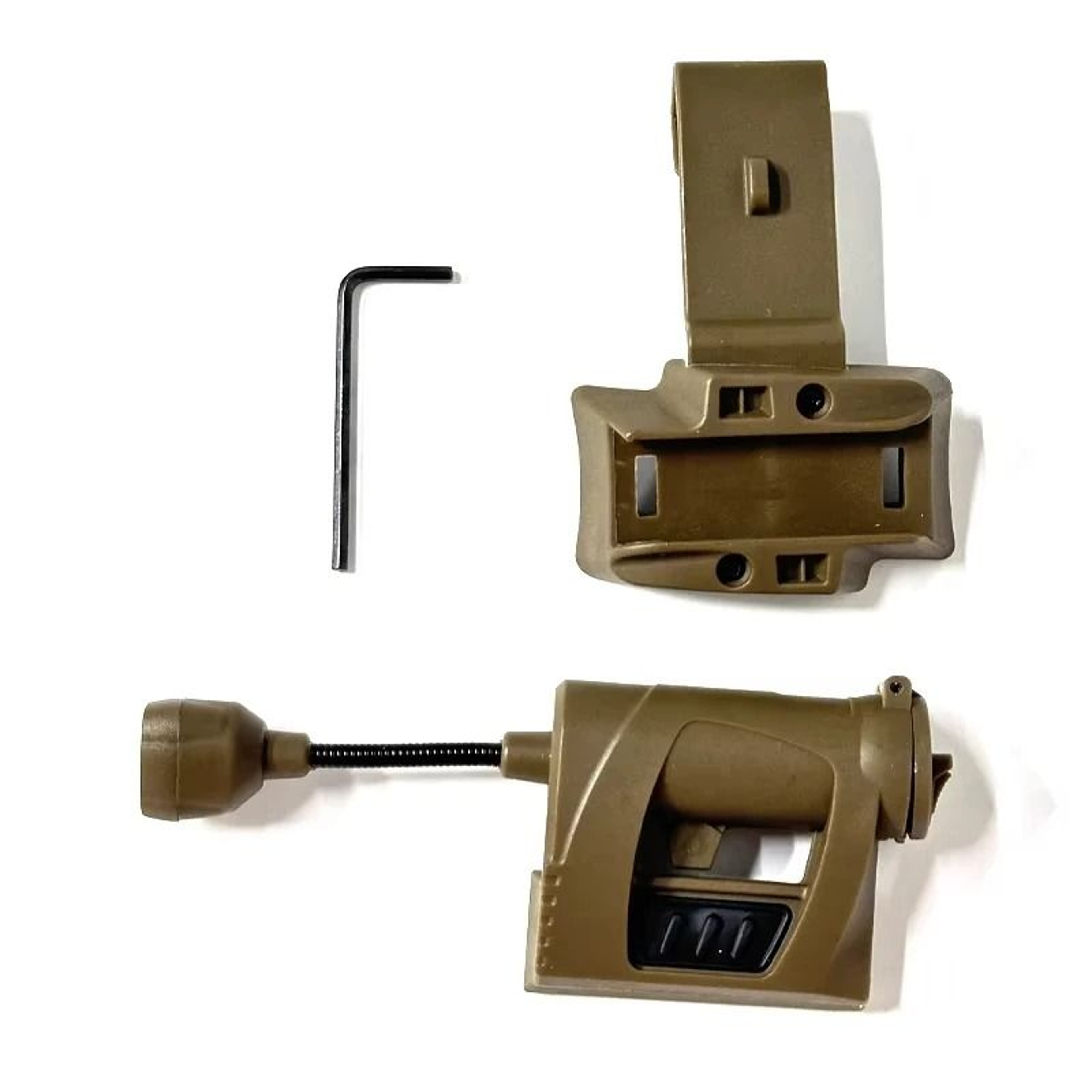 Modular Tactical Helmet Task Light With Flexible Neck  3 Output Modes 7