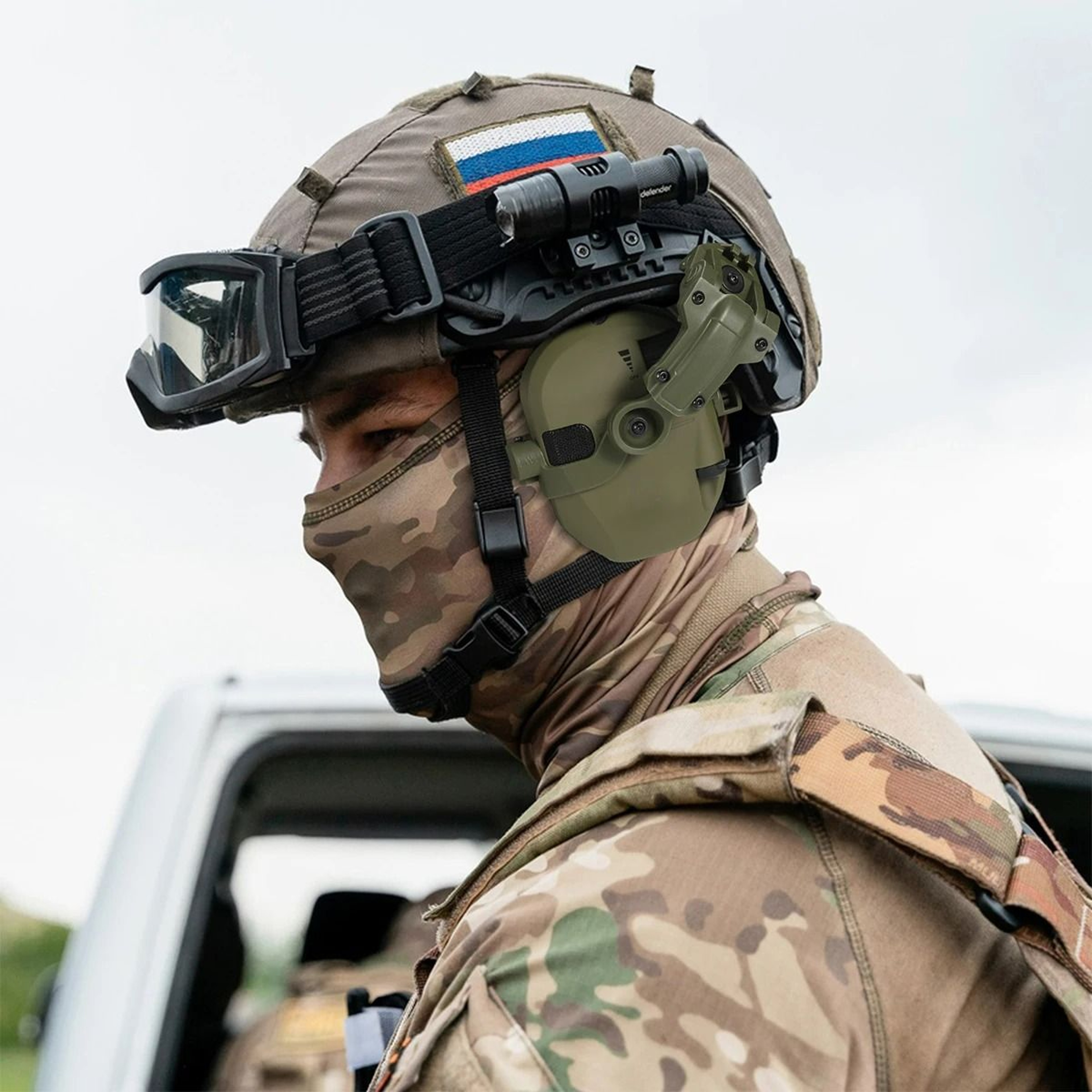Tactical Electronic Shooting Earmuffs  Active Sound Pickup Headset 4