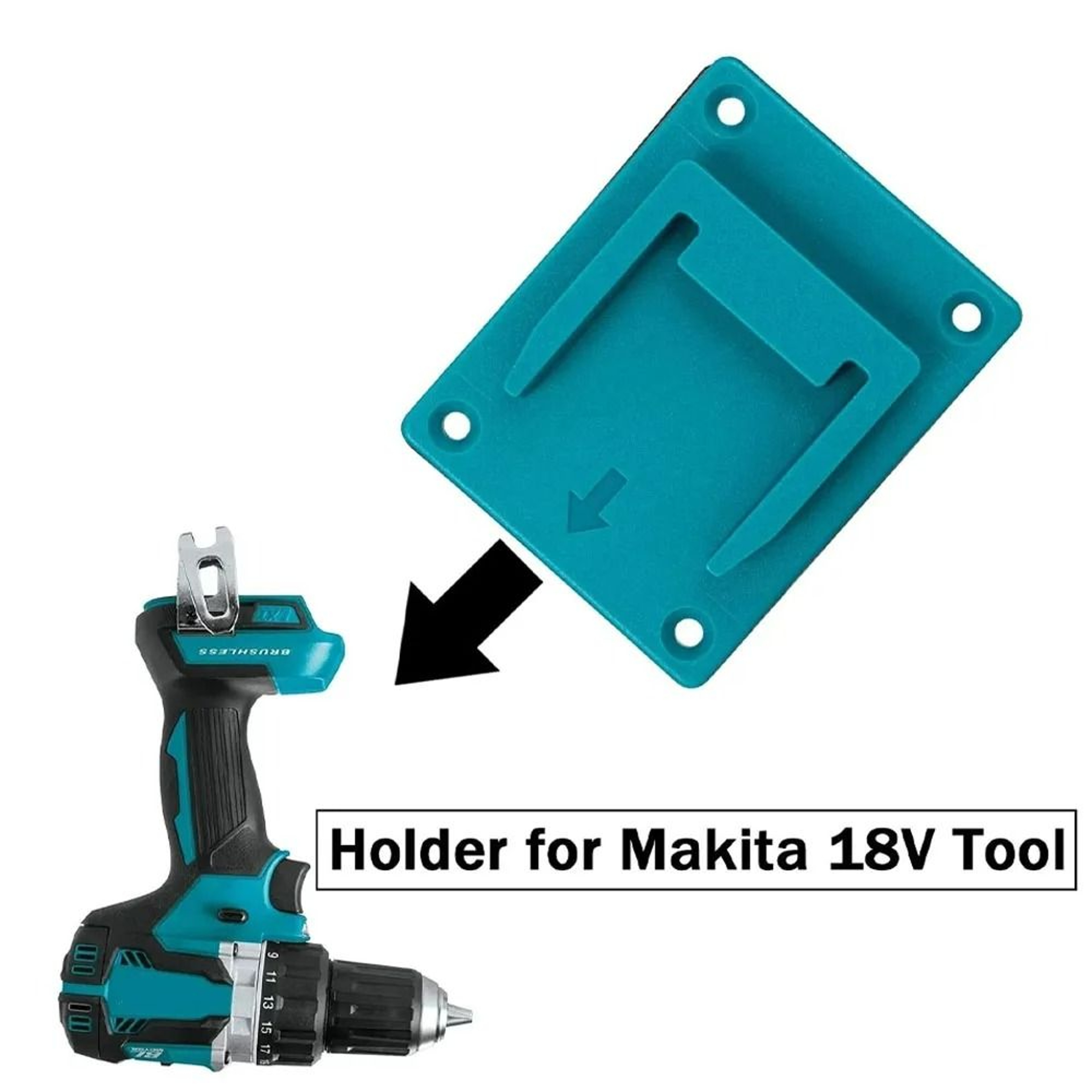 5Pack HeavyDuty Cordless Tool Mounts  Wall Storage Brackets For 18V Tools 1