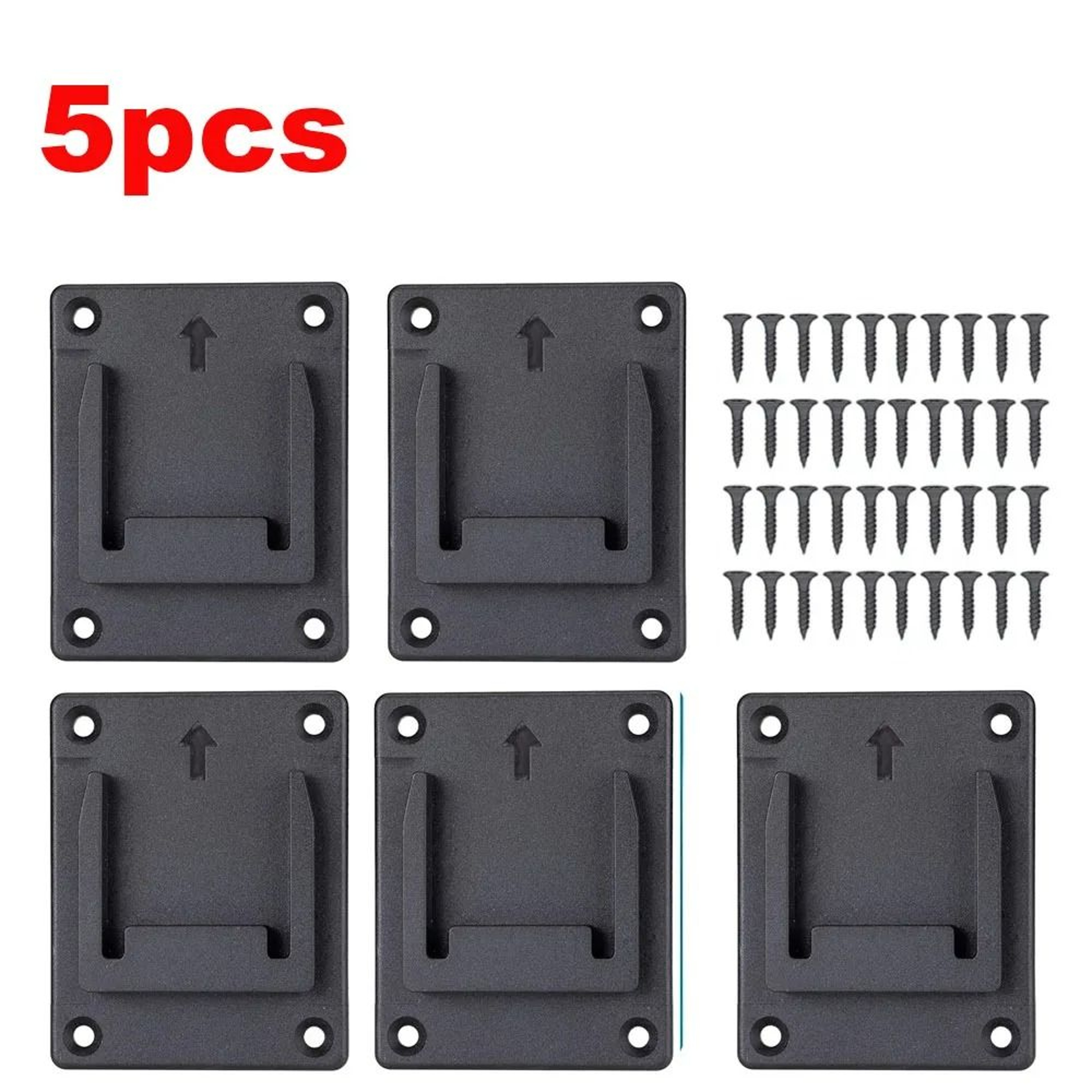 5Pack HeavyDuty Cordless Tool Mounts  Wall Storage Brackets For 18V Tools 7