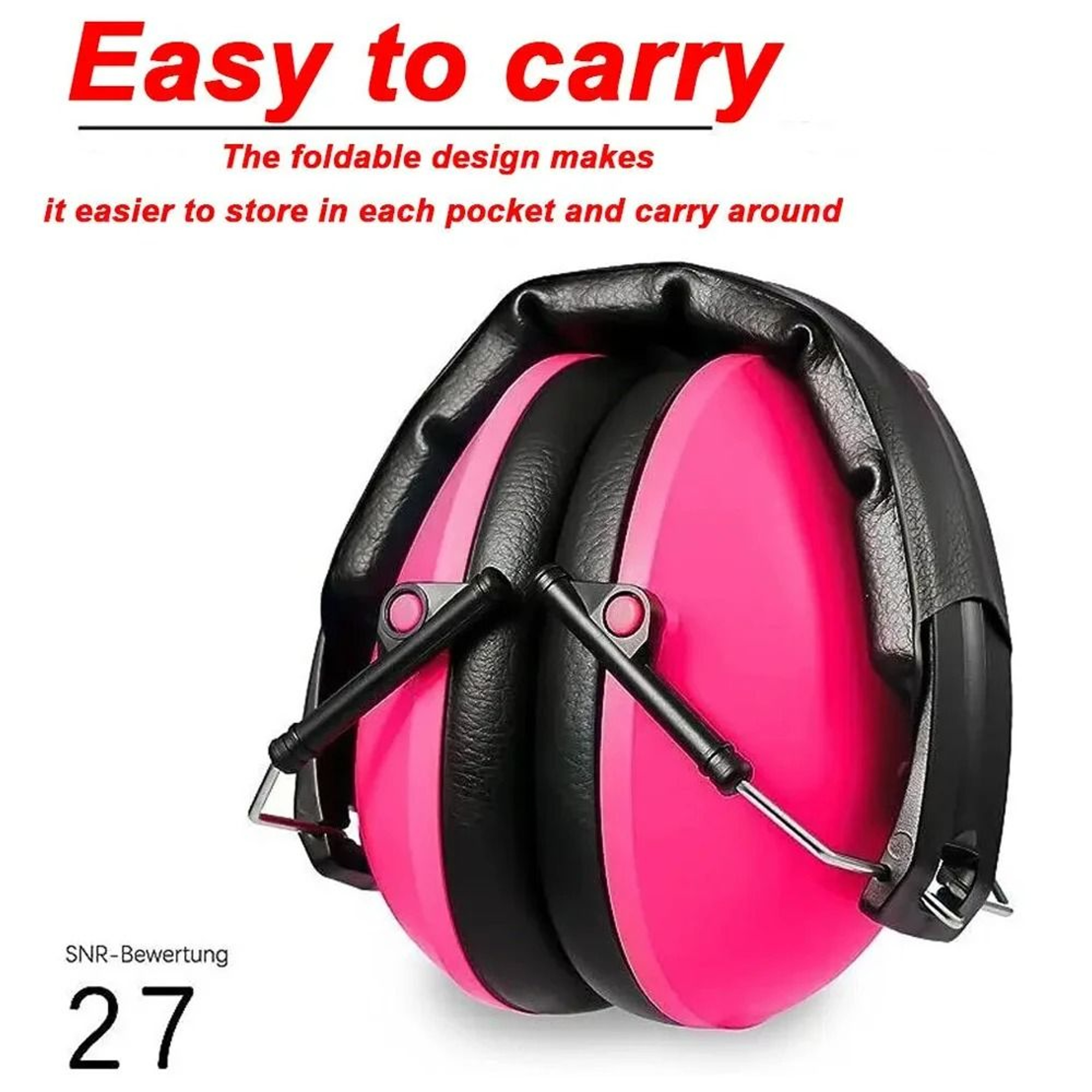 Foldable NoiseReduction Safety Earmuffs For Babies  Children 4