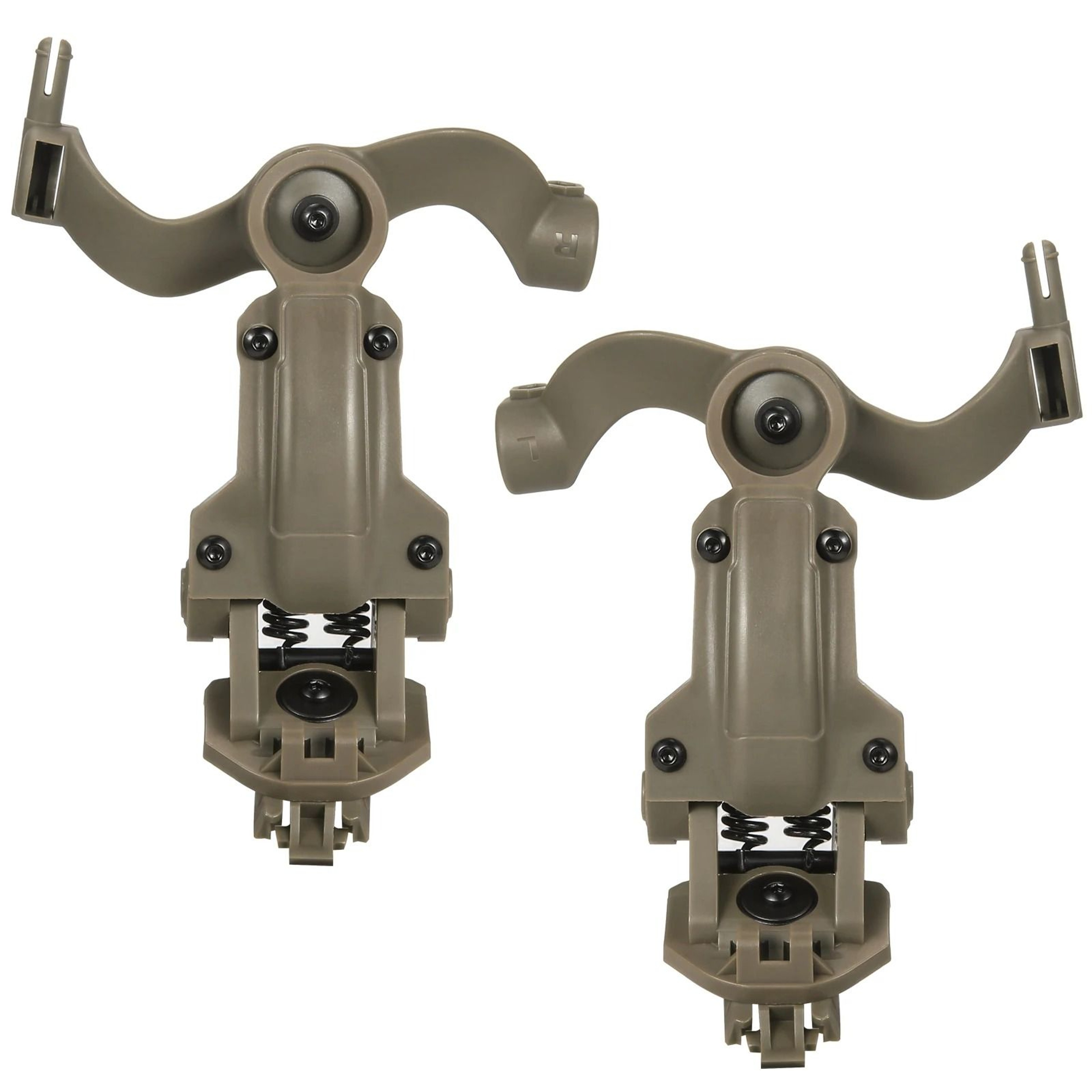 Tactical Helmet Rail Mount Adapter  360Degree Headset Suspension Brackets 0