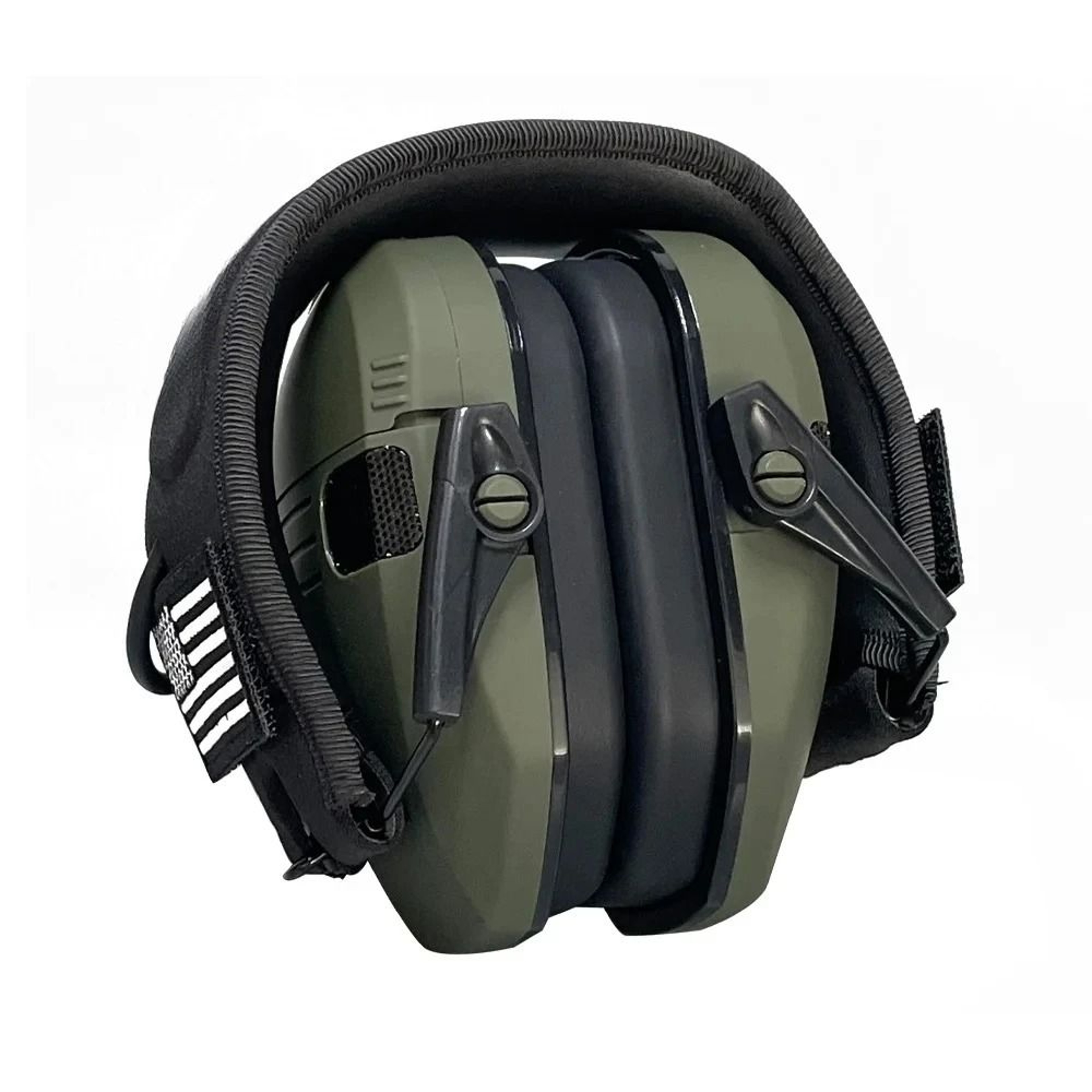 Active HelmetMounted Electronic Hearing Protection Headset  RailMounted Sound Amplification Earmuff 6