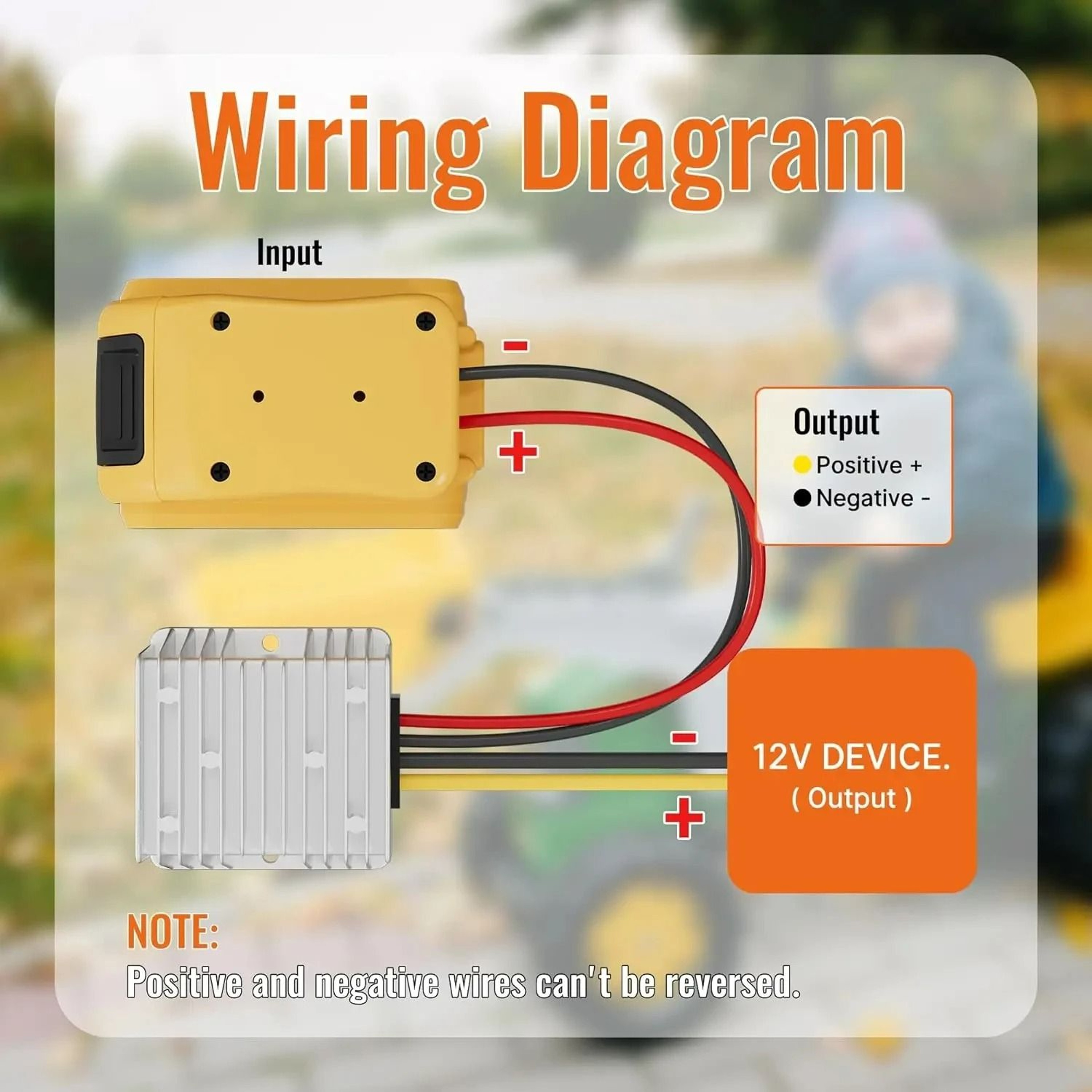 DC 20V To DC 12V 240W HeavyDuty StepDown Voltage Regulator Converter For 18V20V Lithium Batteries 6