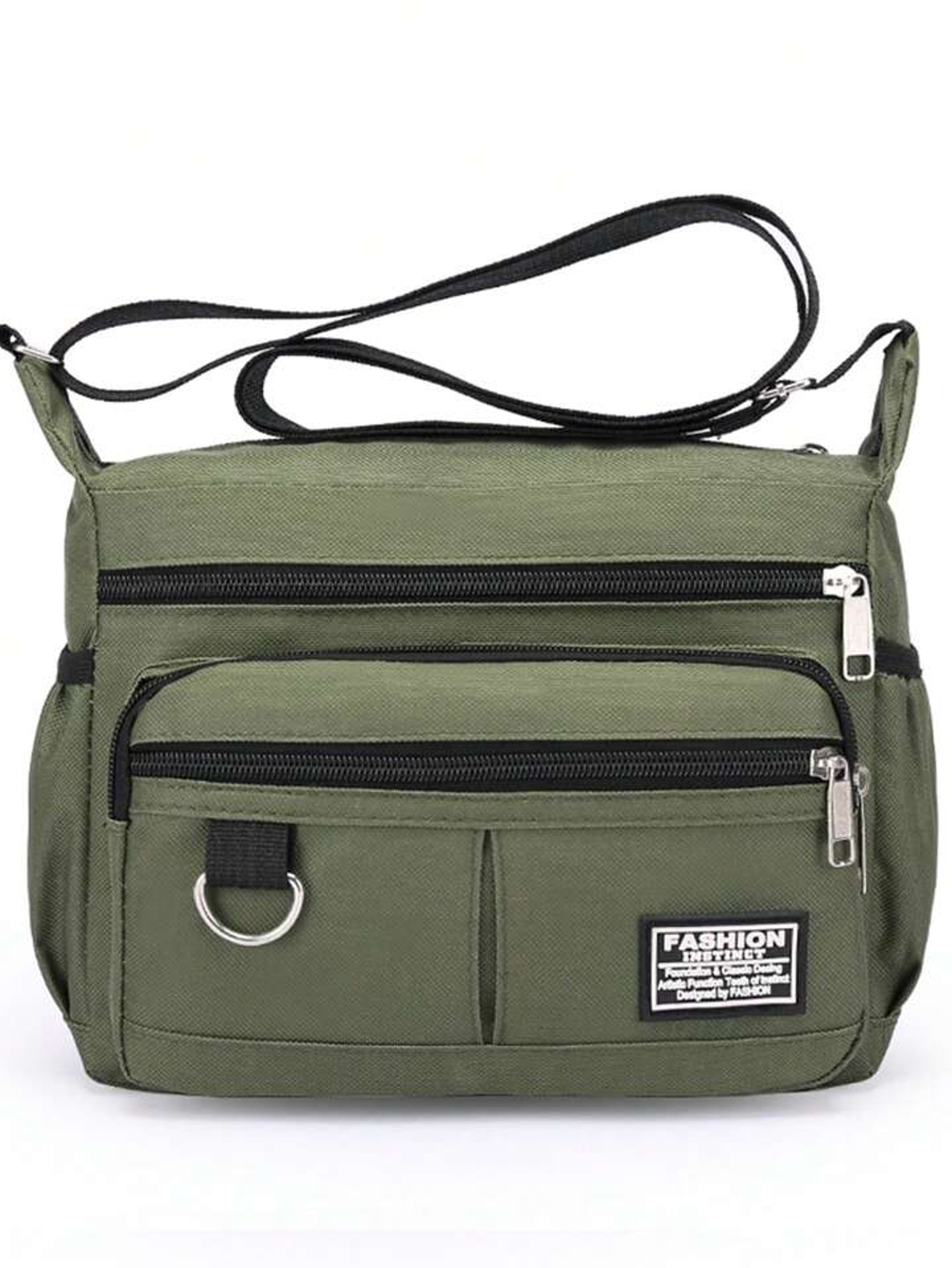 UrbanEdge Mens MultiPocket Crossbody Bag  Large Capacity Shoulder Satchel For Travel  Business 4