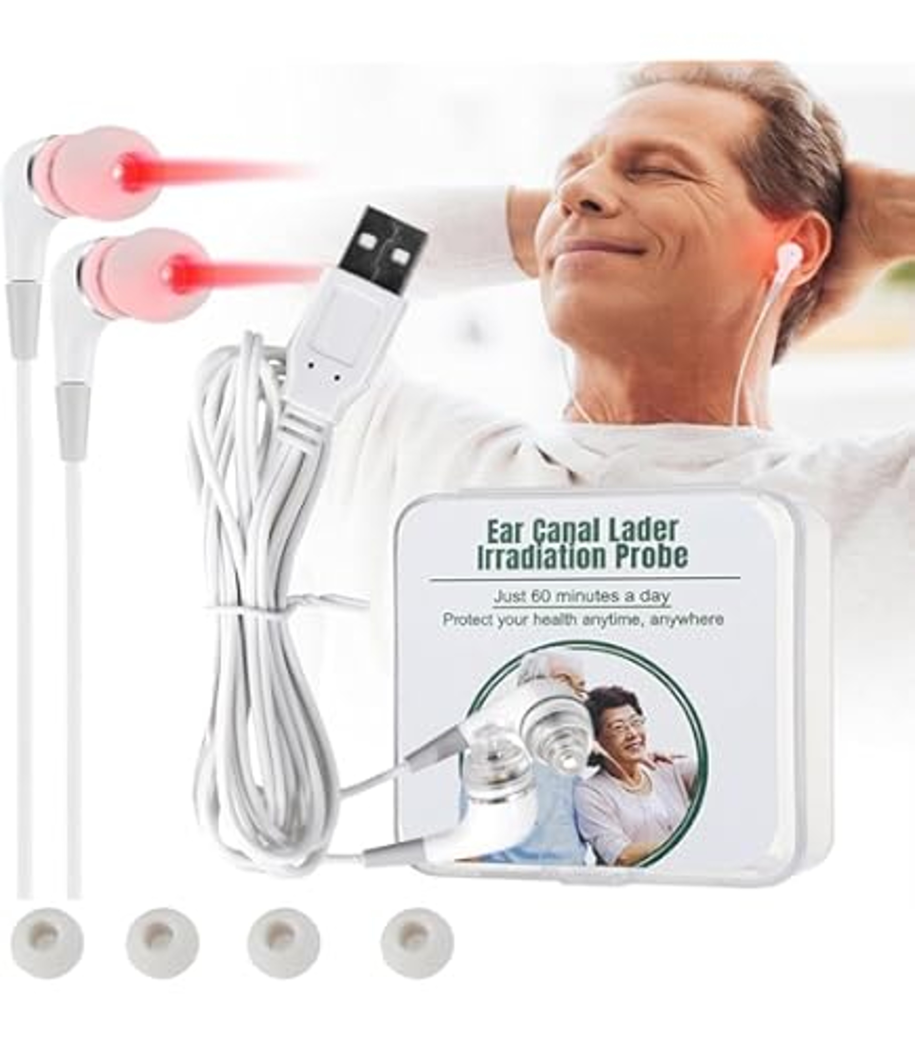 Laser Ear Therapy Device For Tinnitus  Hearing Support 0