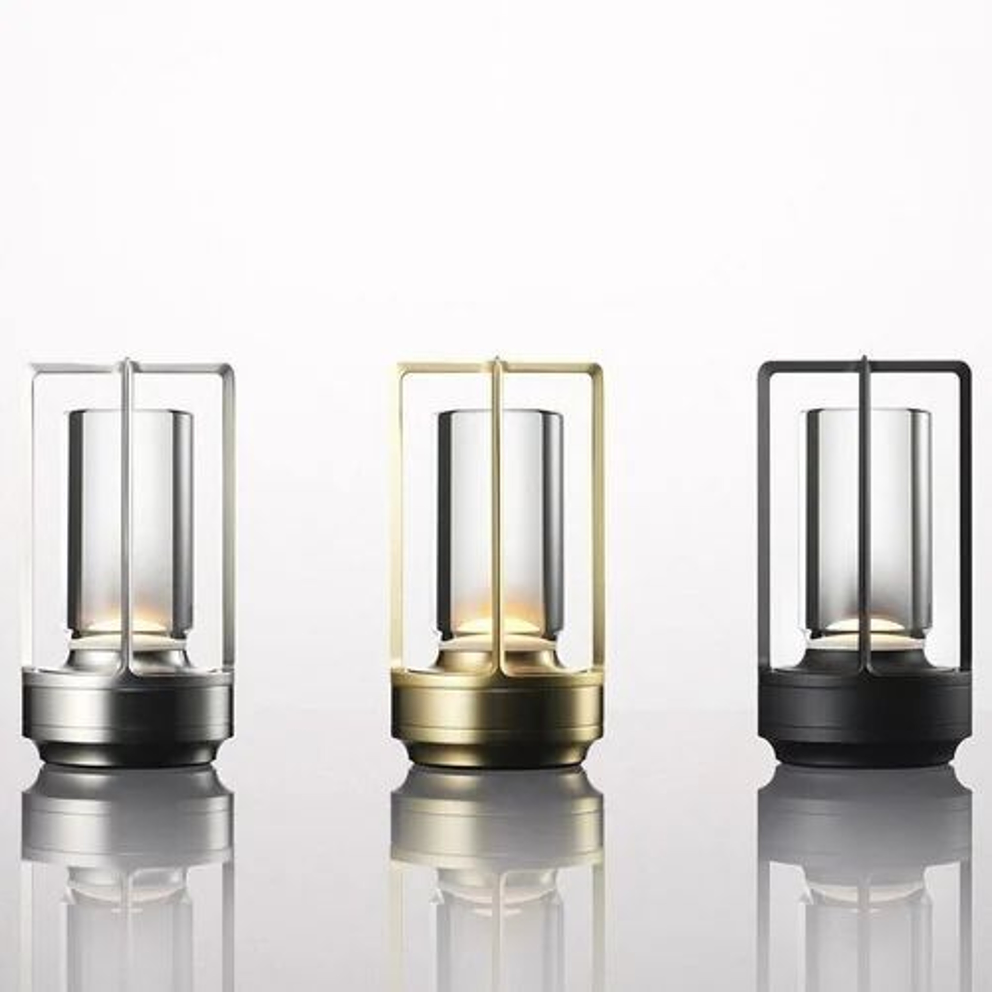 Crystal Touch LED Table Lamp  Rechargeable Ambient Light For Home Dining  Camping 2
